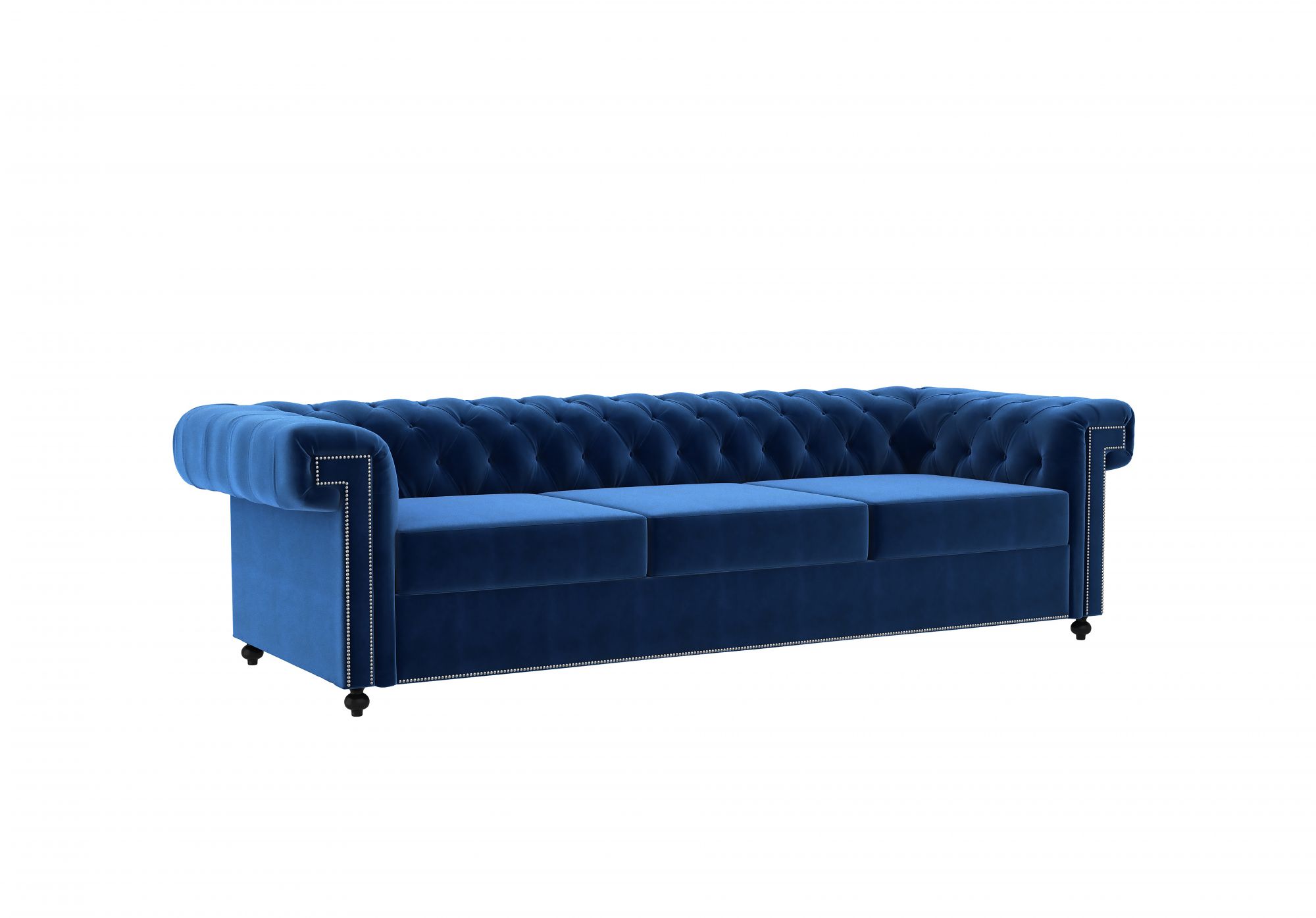 Octa Indigo Blue 3 Seater Sofa