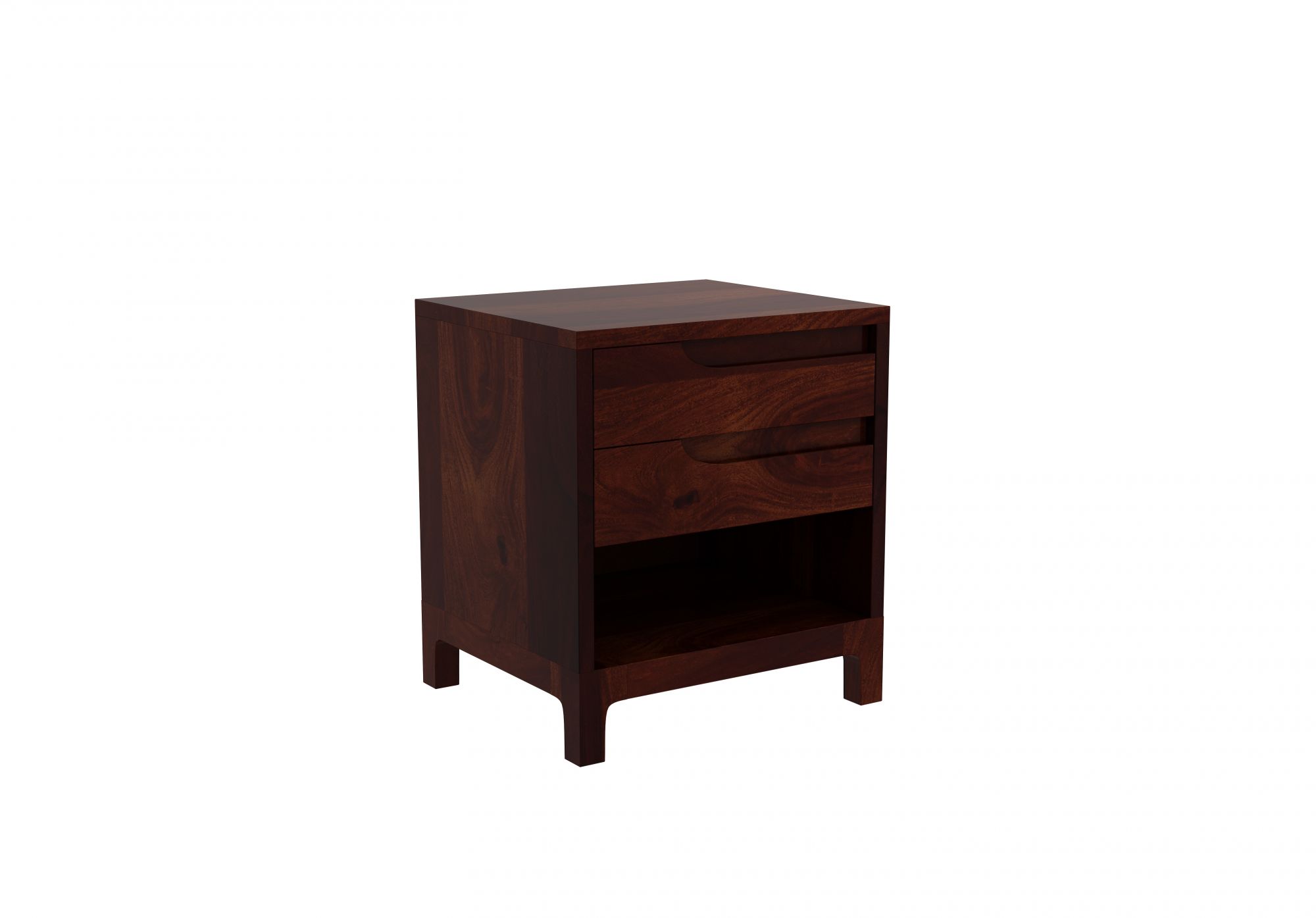 Jonson Bedside Table Walnut finish
