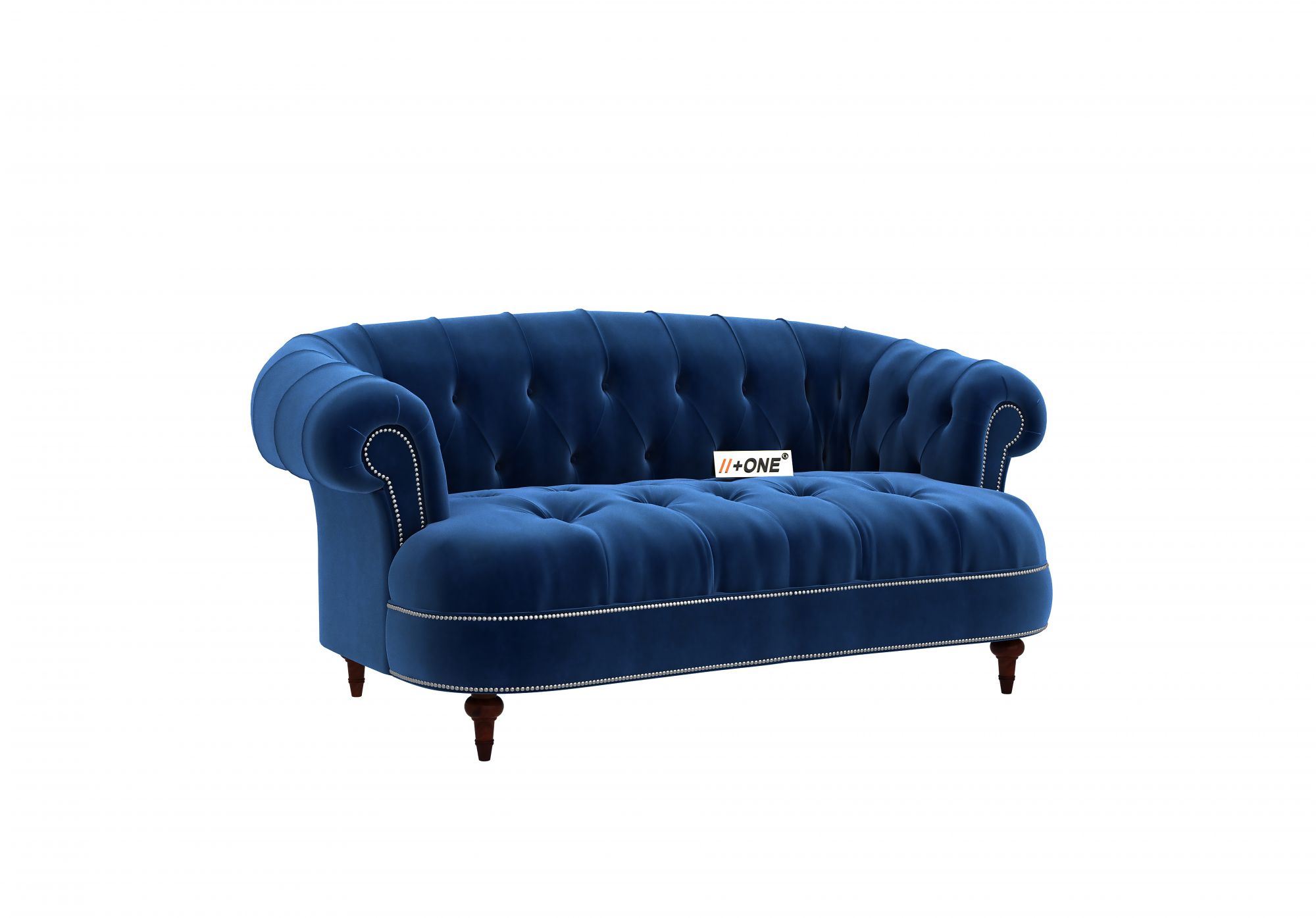Duke Indigo Blue 2 Seater Sofa