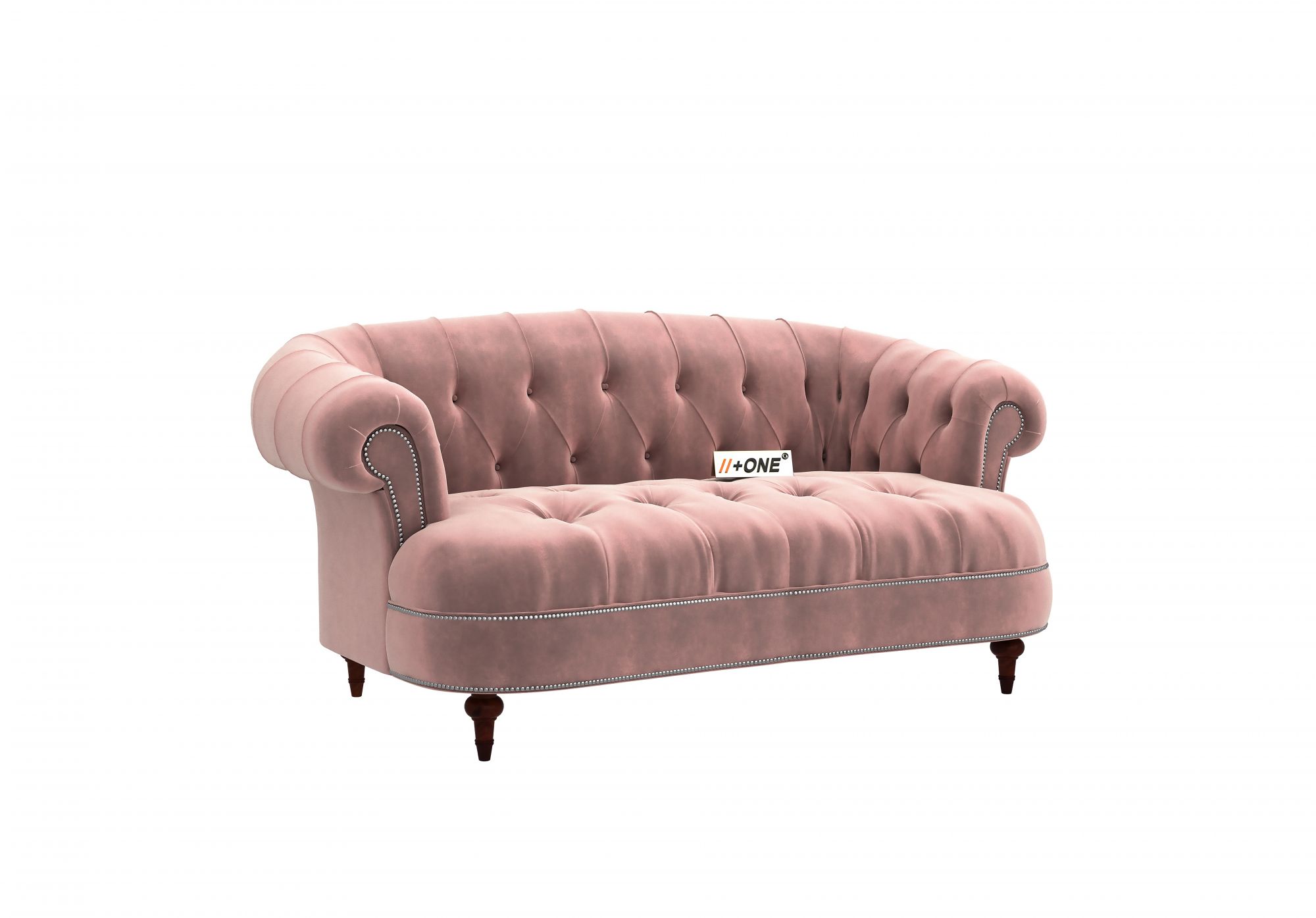 Duke Rose Dust 2 Seater Sofa