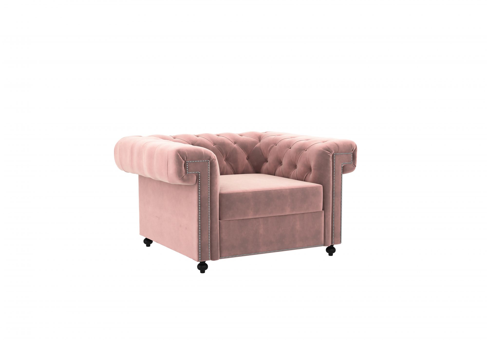 Octa Rose Dust 1 Seater Sofa