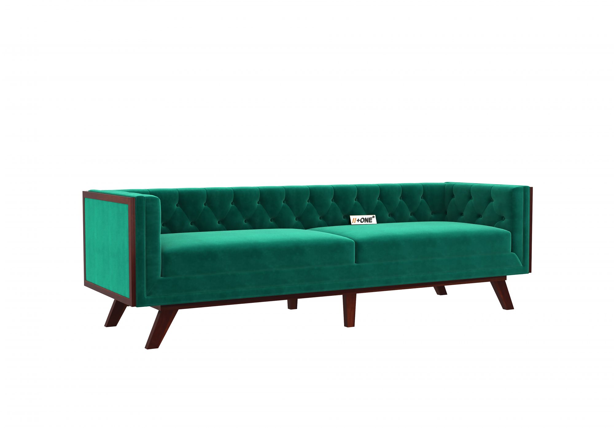 Syros Emerald Green 4 Seater Sofa