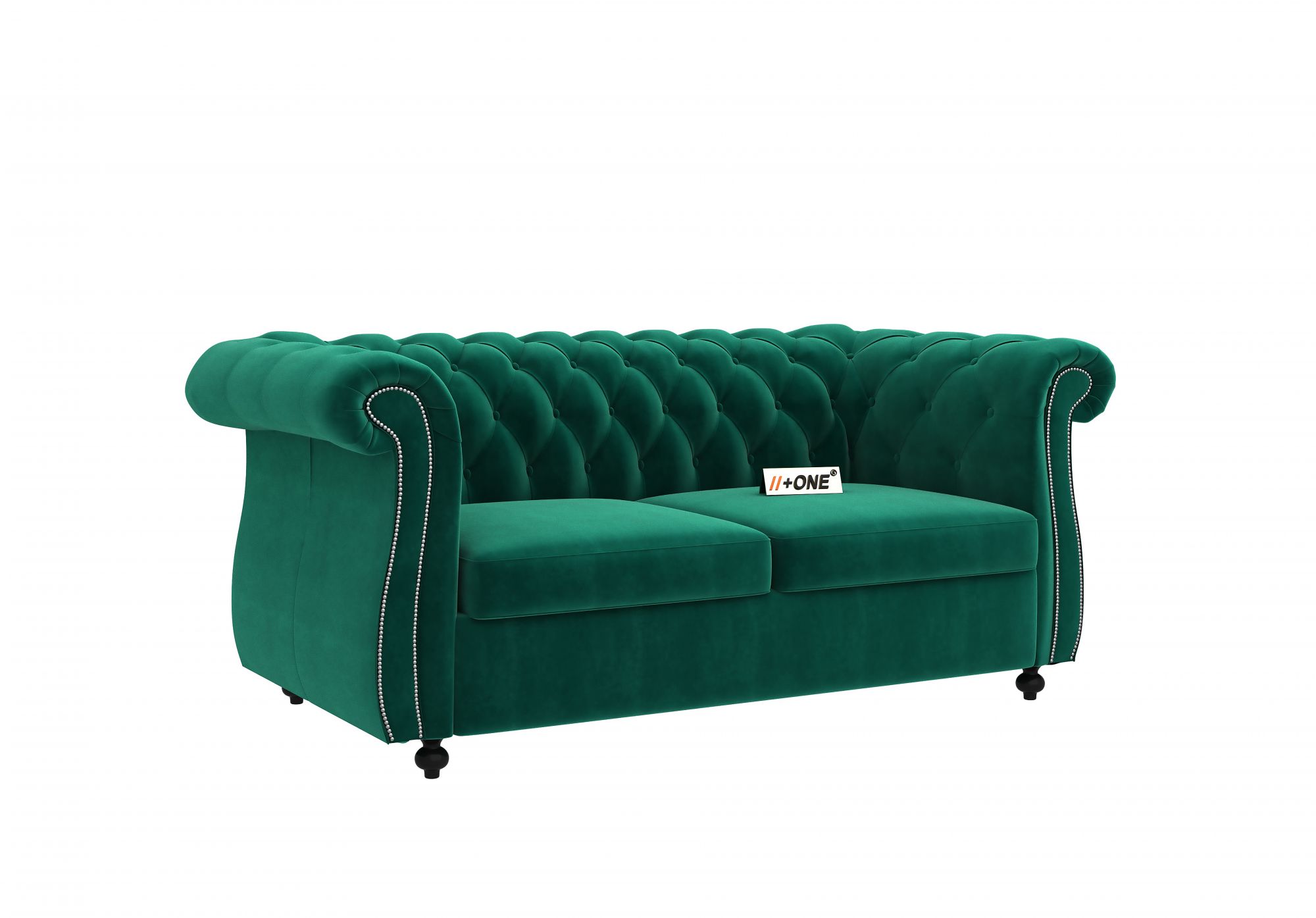 Lord Emerald Green 2 Seater Sofa