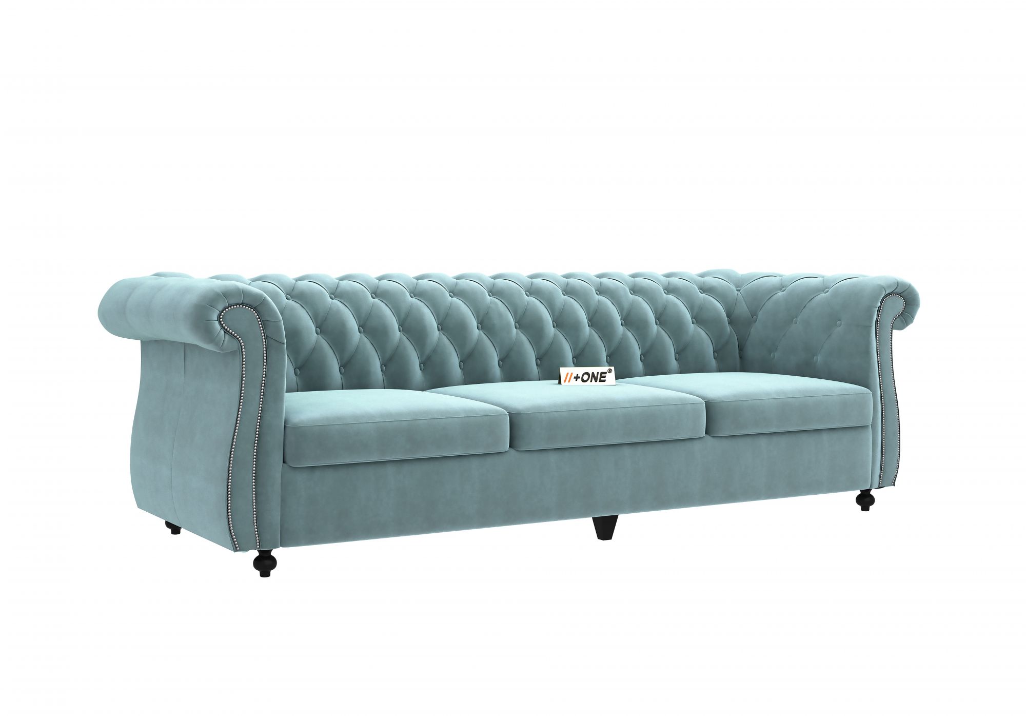 Lord Dusk Blue 3 Seater Sofa