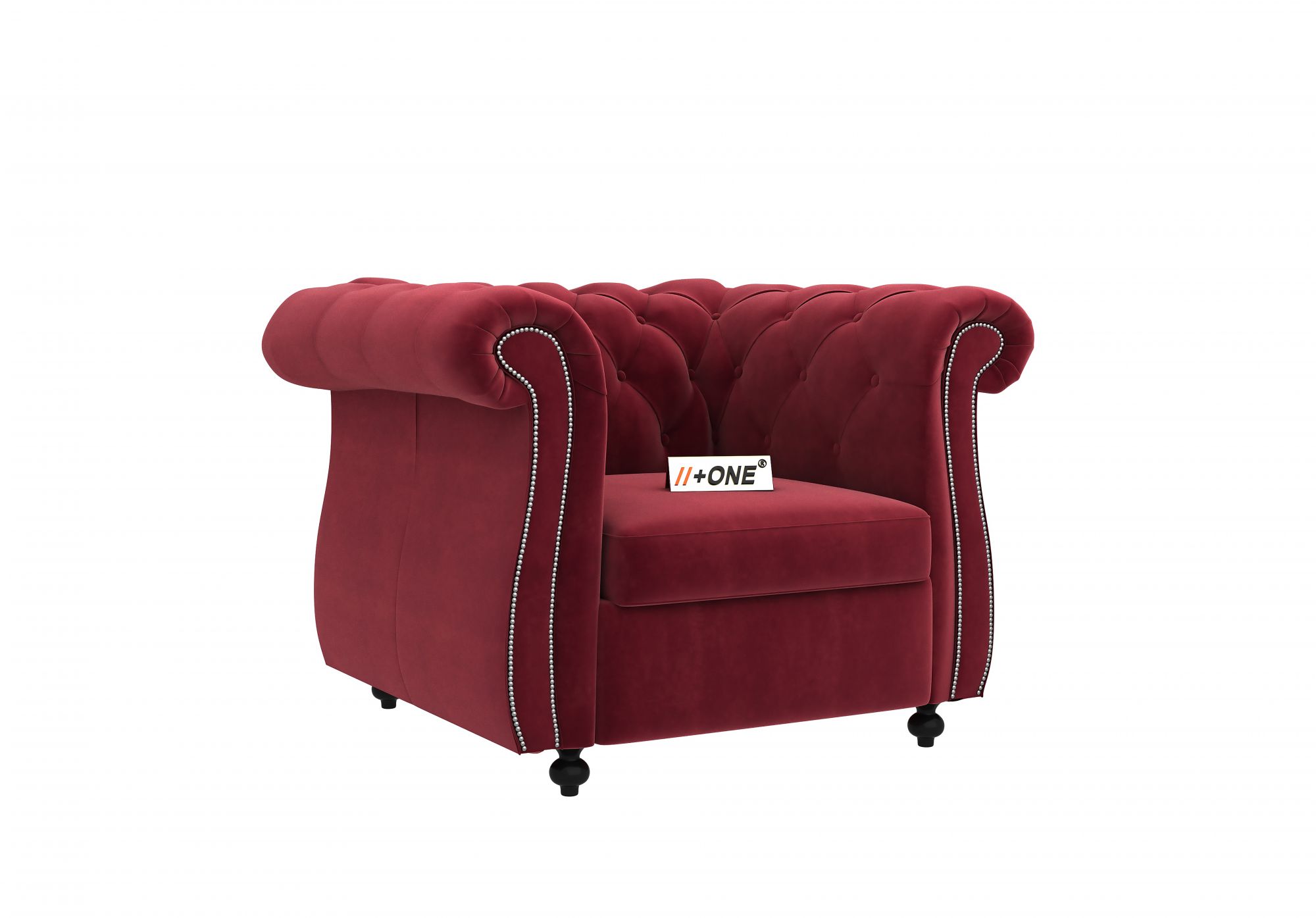 Lord Pomegranate 1 Seater Sofa
