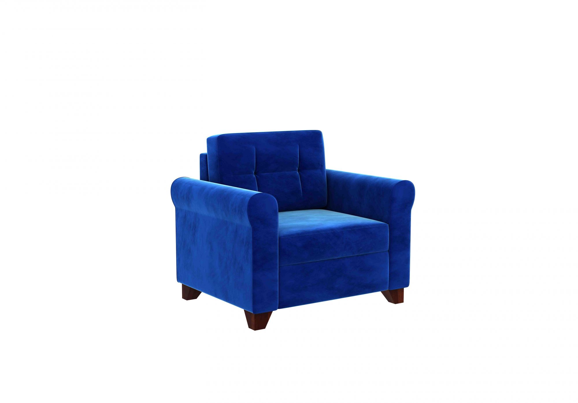 Monarch Brown 1 Seater Sofa Set