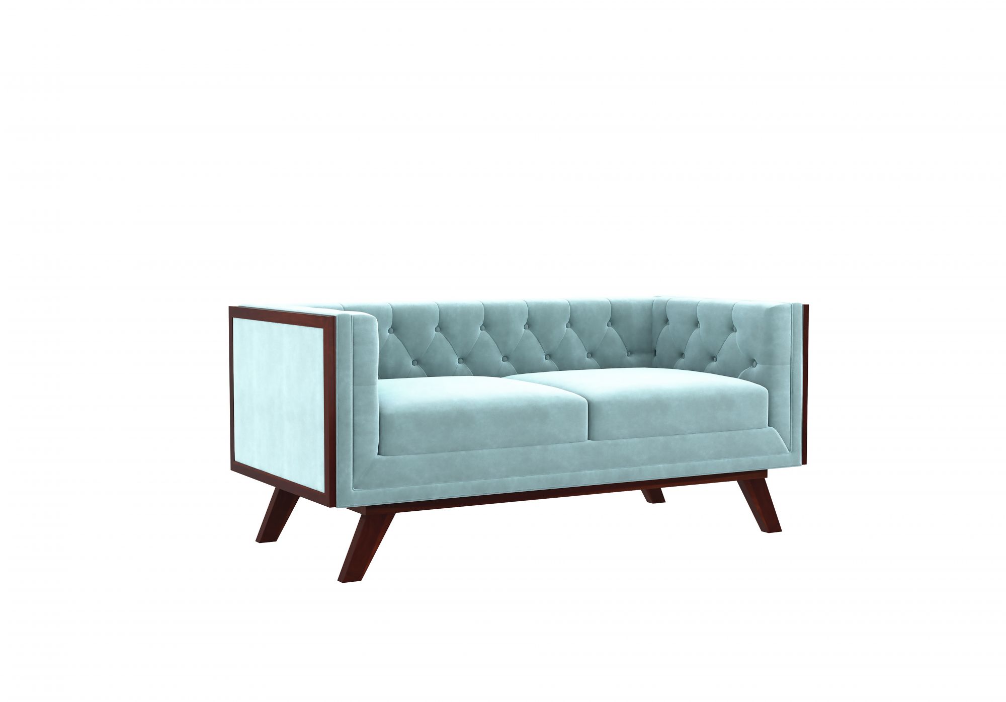 Syros Dusk Blue 2 Seater Sofa