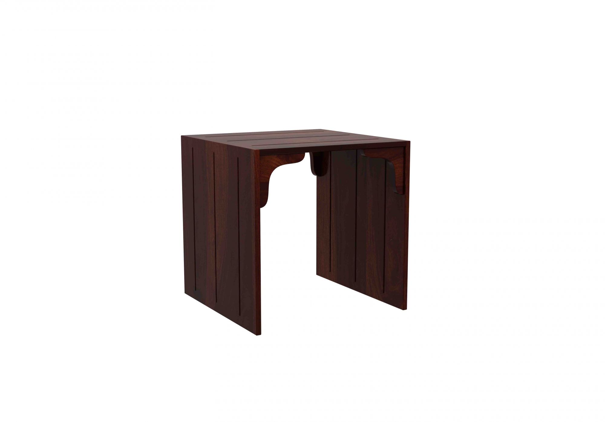 U Wooden Side Table