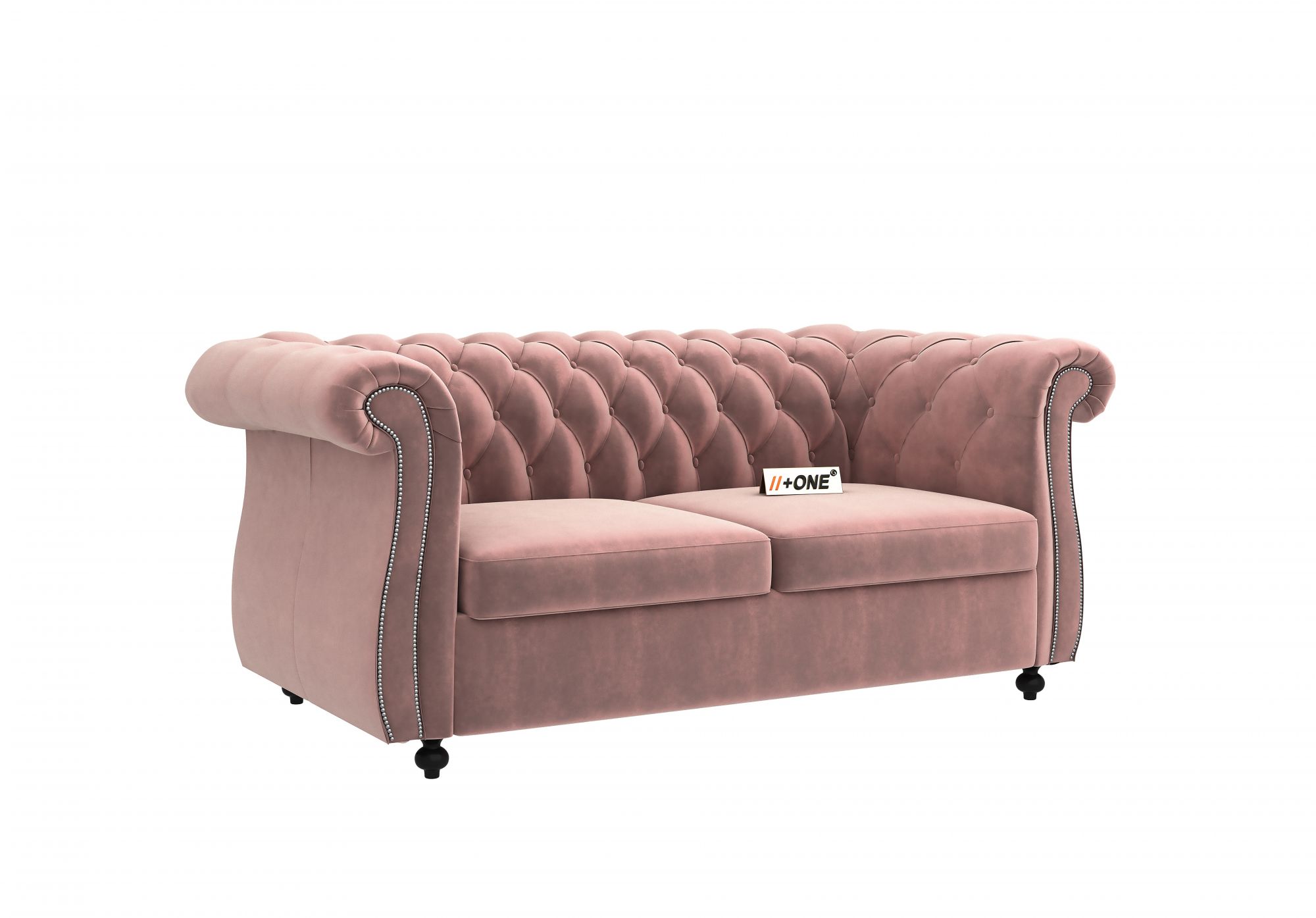 Lord Rose Dust 2 Seater Sofa