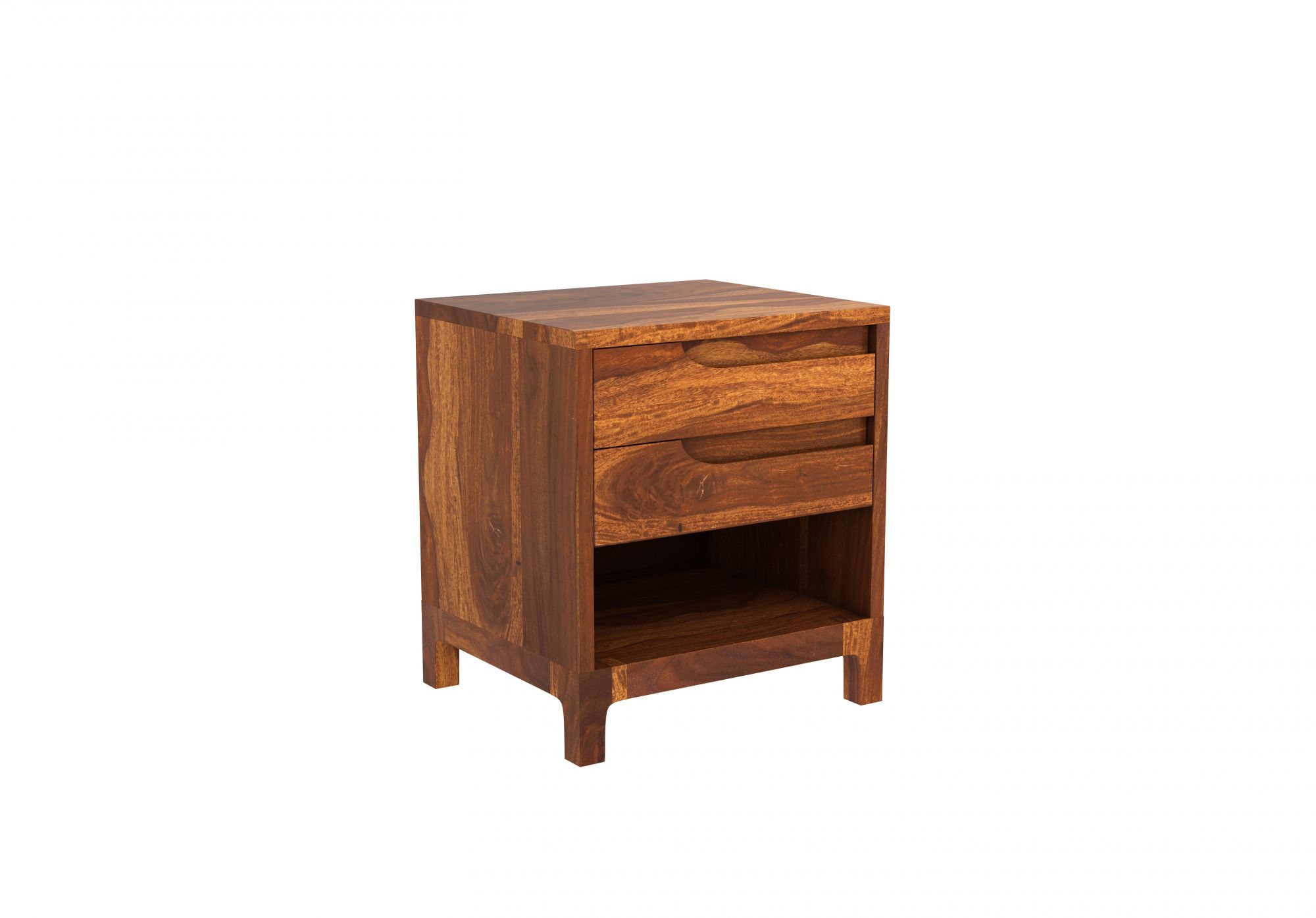 Jonson Bedside Table Walnut finish
