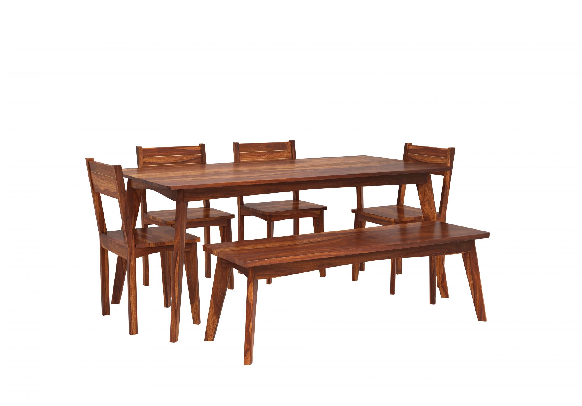 Congo Sheesham Wood Dining Table 6 Seater