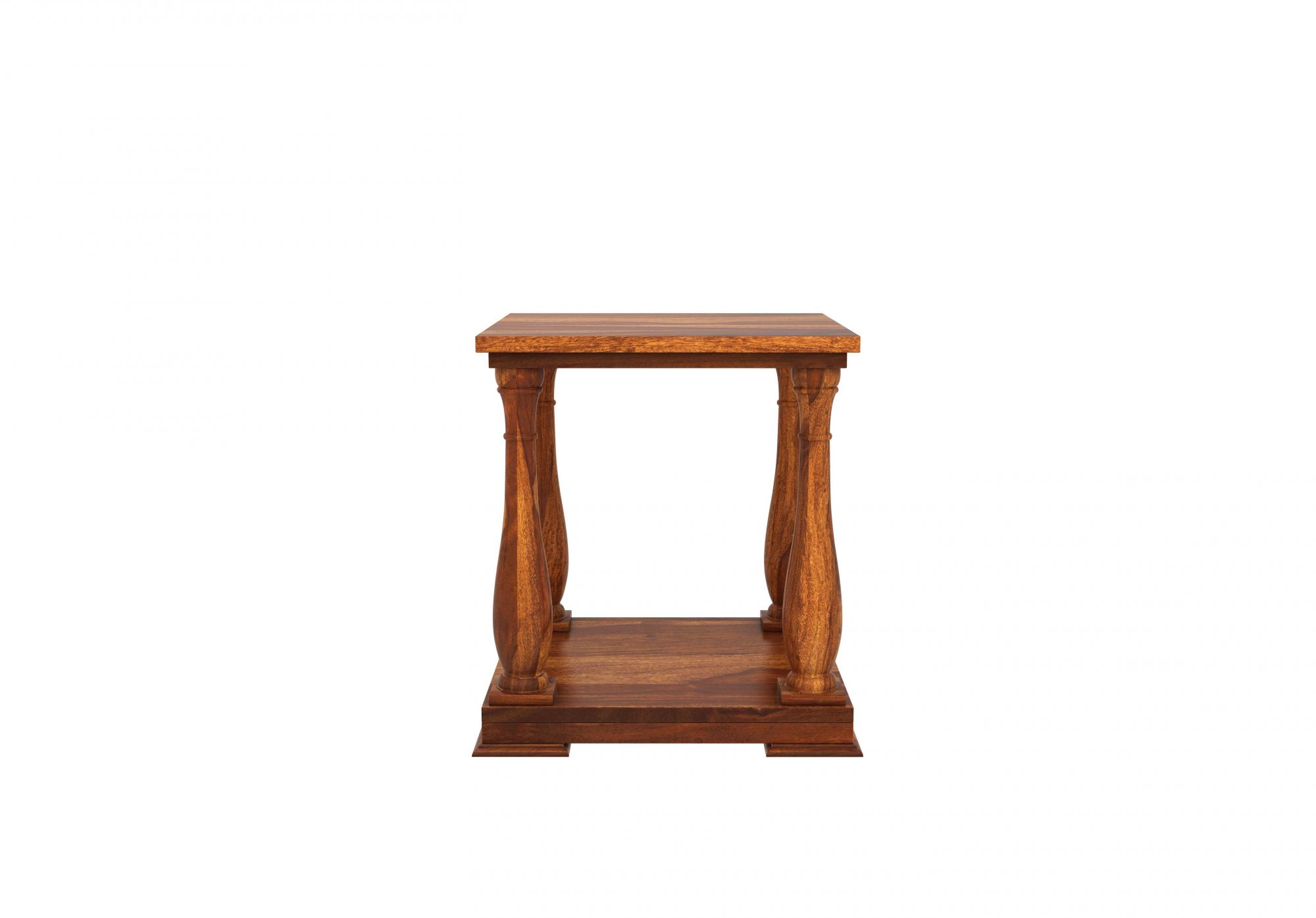 Aster Sheesham Wood Side Table