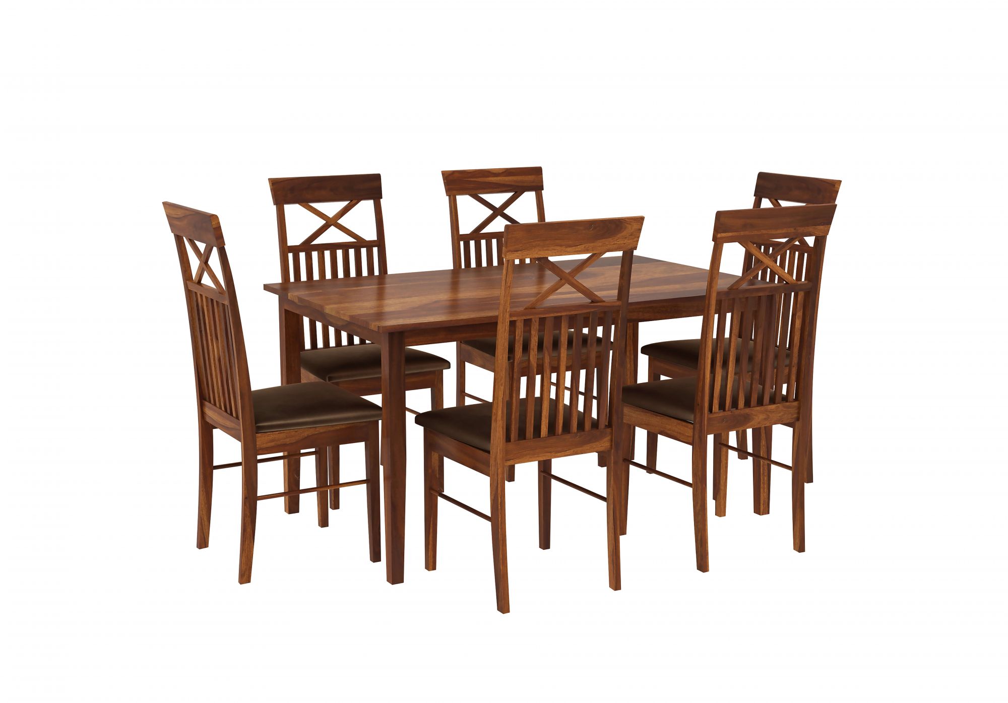 Murray Sheesham Wood Dining Table 6 Seater