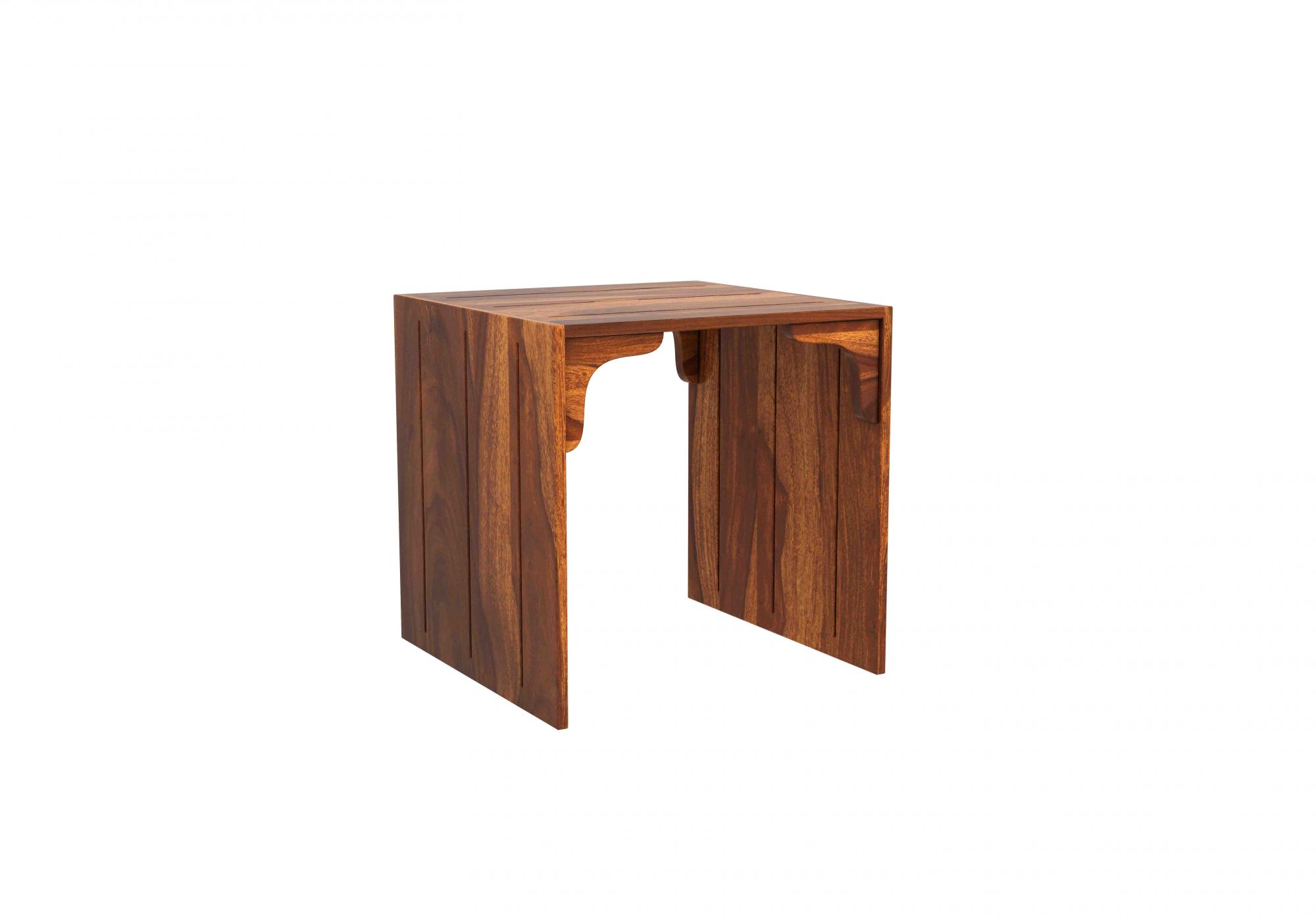 U Wooden Side Table
