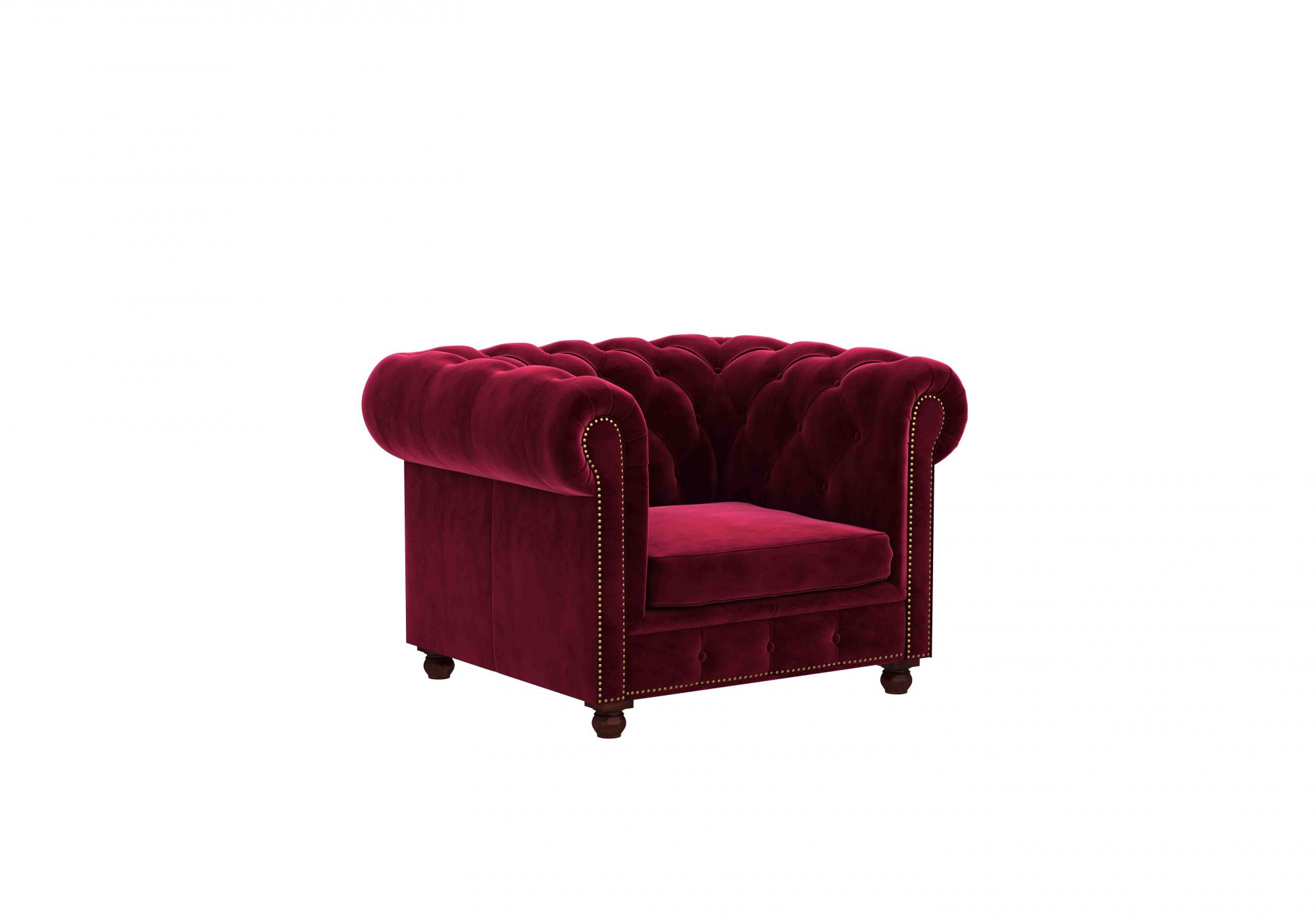 Windsor Brown 1 Seater Sofa Set