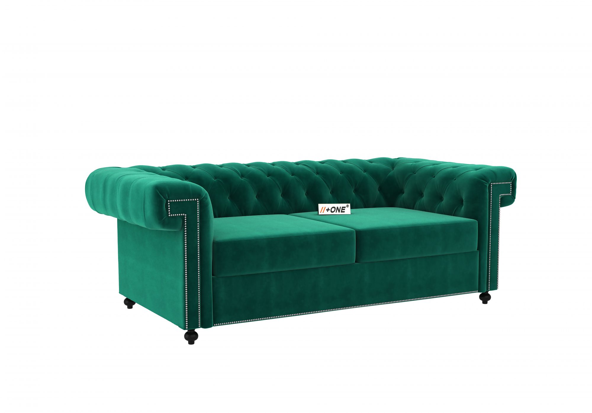 Octa Emerald Green 2 Seater Sofa