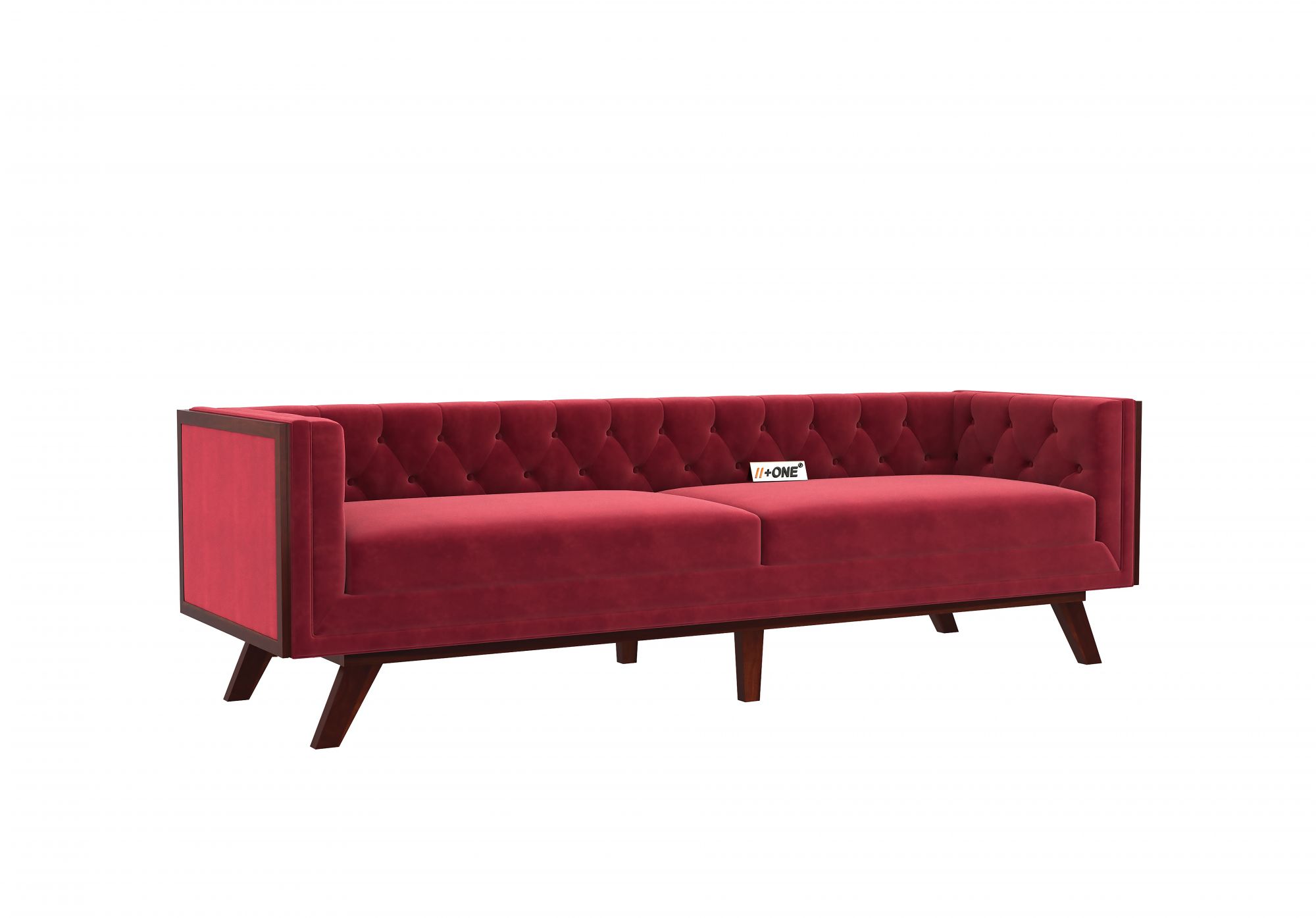 Syros Pomegranate 4 Seater Sofa