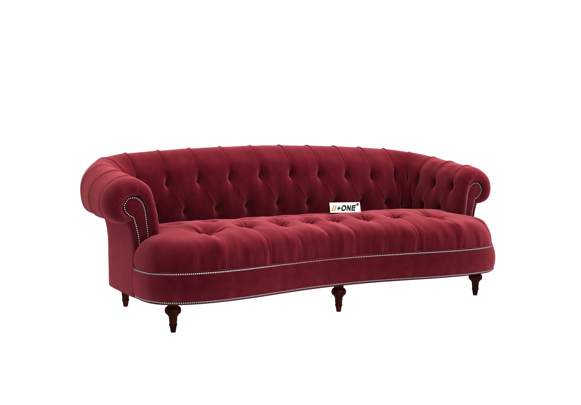 Duke Pomegranate 3 Seater Sofa