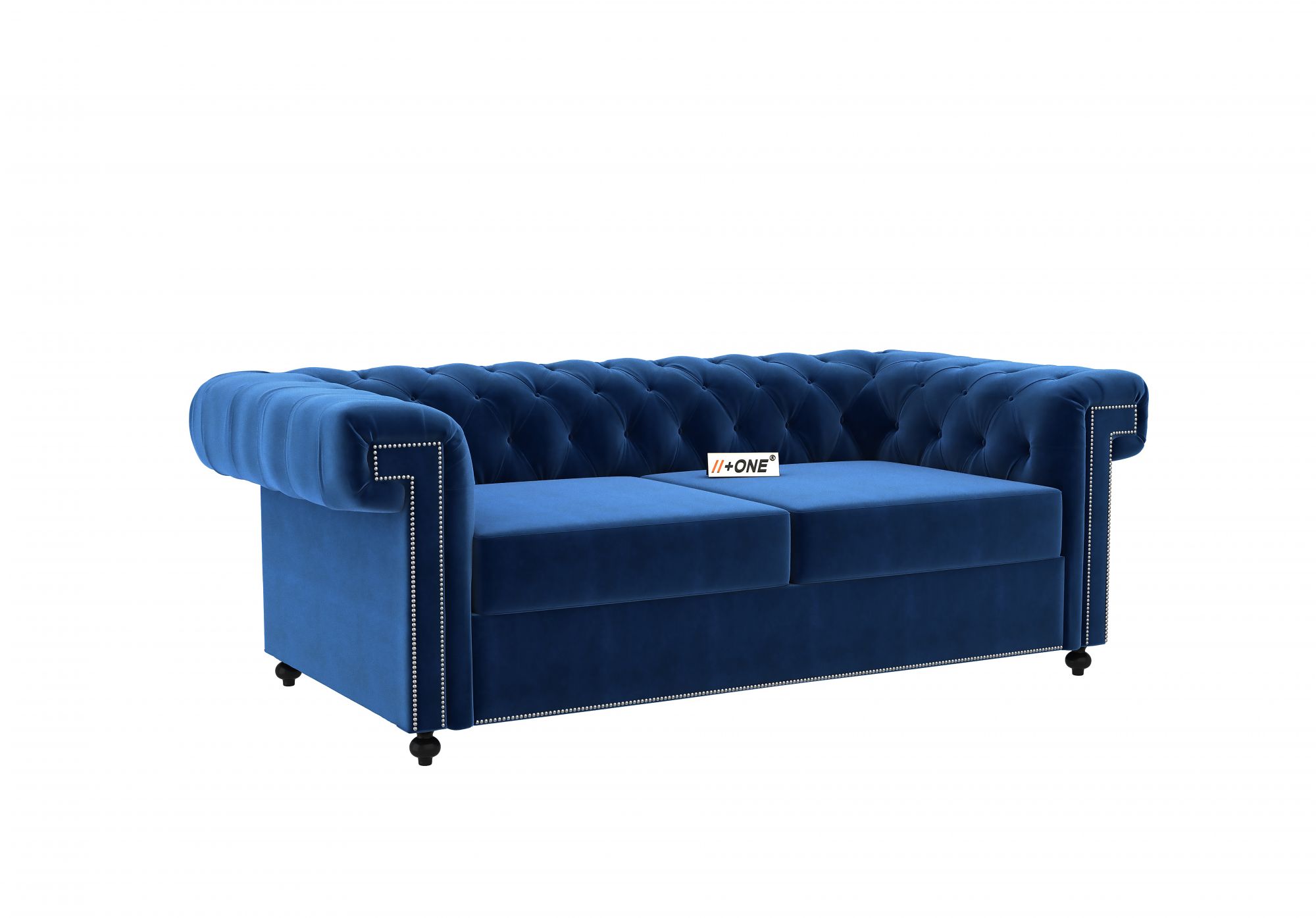 Octa Indigo Blue 2 Seater Sofa