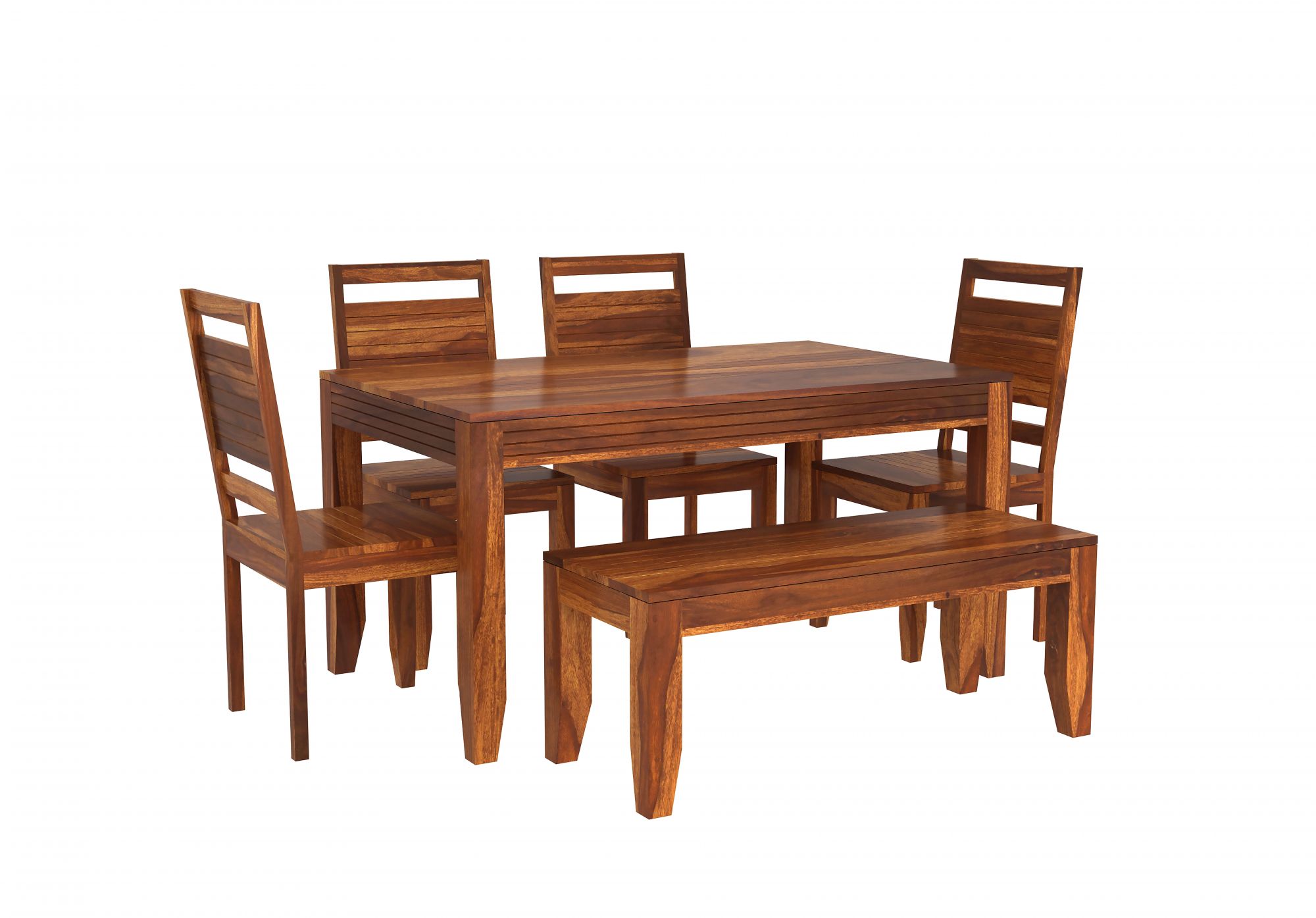Mantaro Sheesham Wood Dining Table 6 Seater