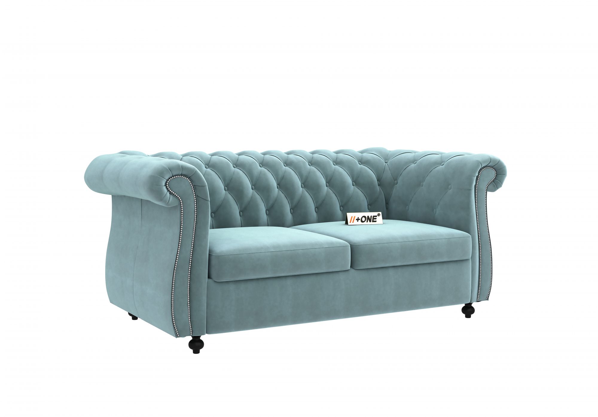 Lord Dusk Blue 2 Seater Sofa