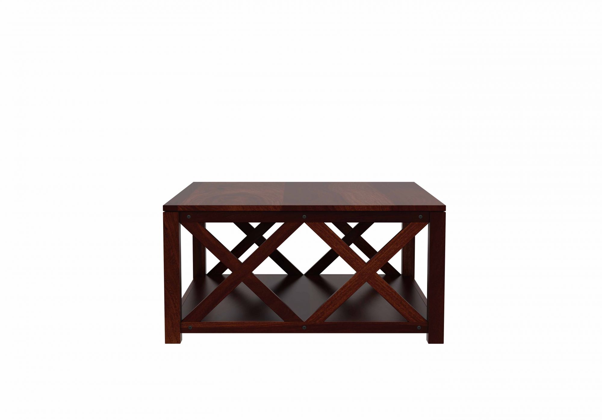 Bliss Wooden Center Table Walnut