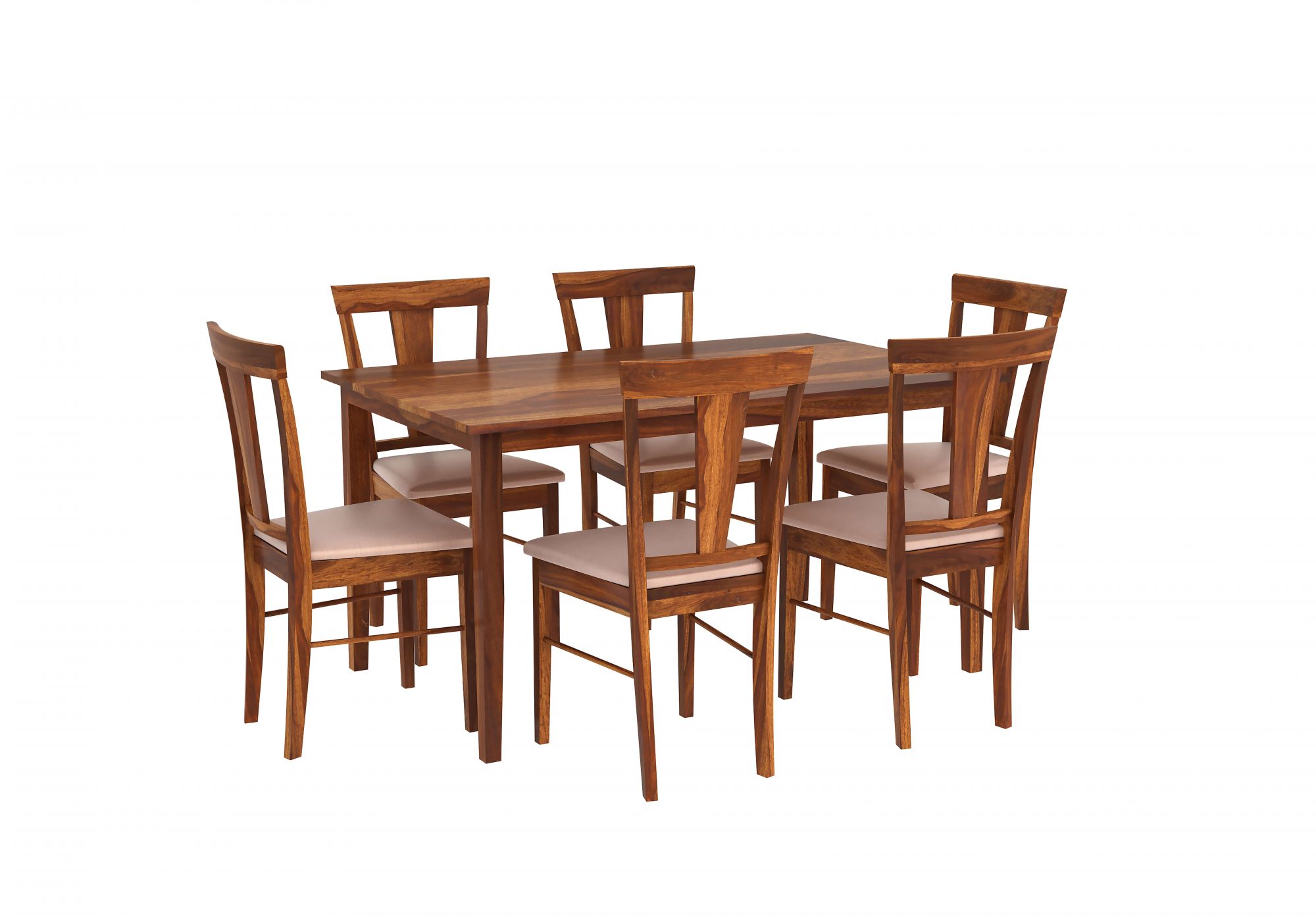 Amur Sheesham Wood Dining Table 6 Seater