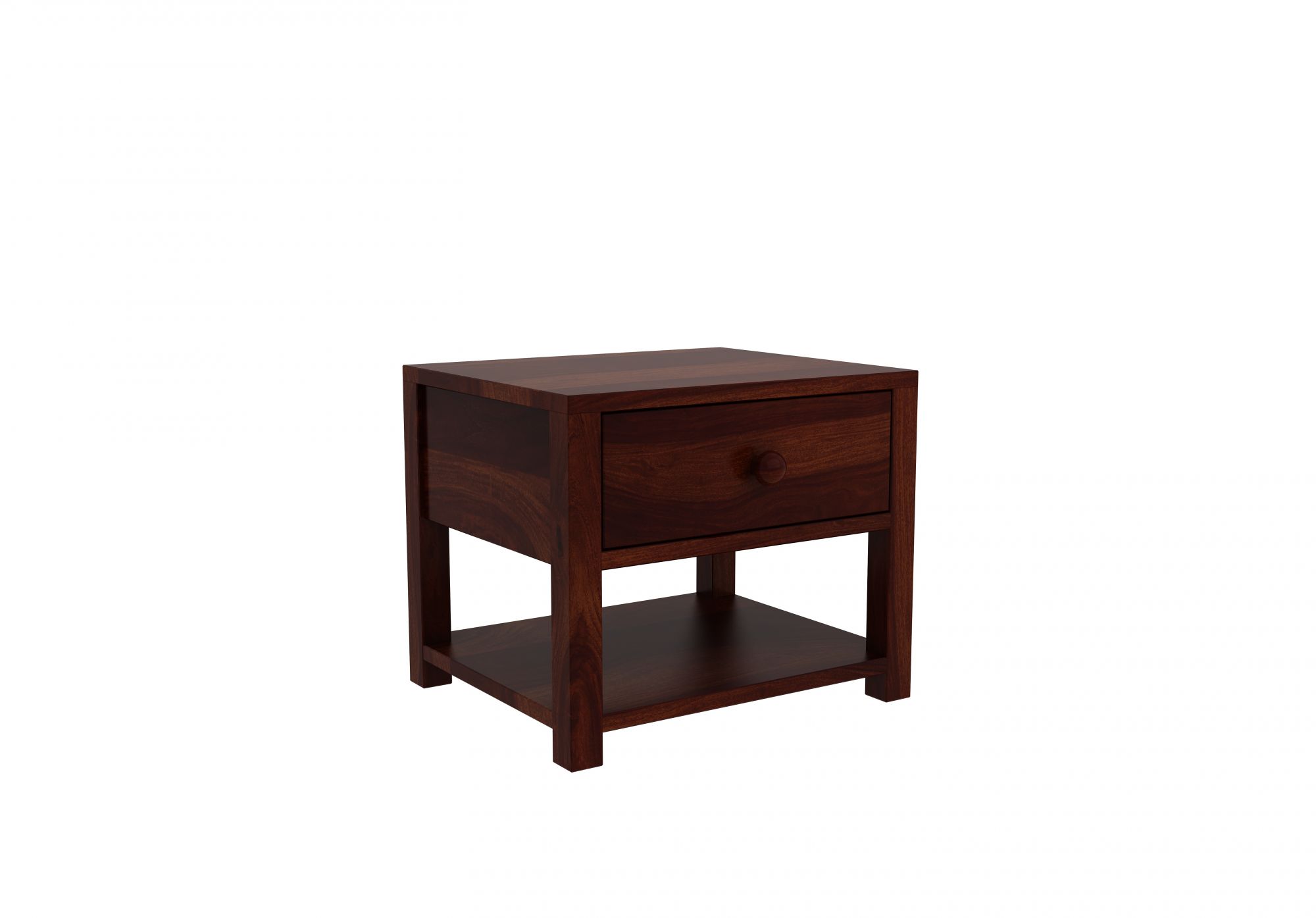 Aklo Wooden Bed Side Table