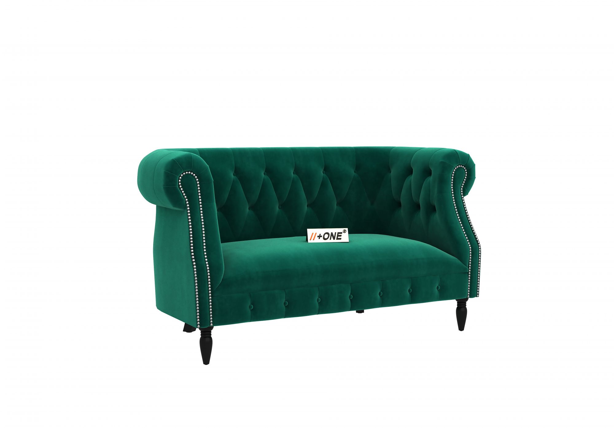 Baron Emerald Green 2 Seater Sofa