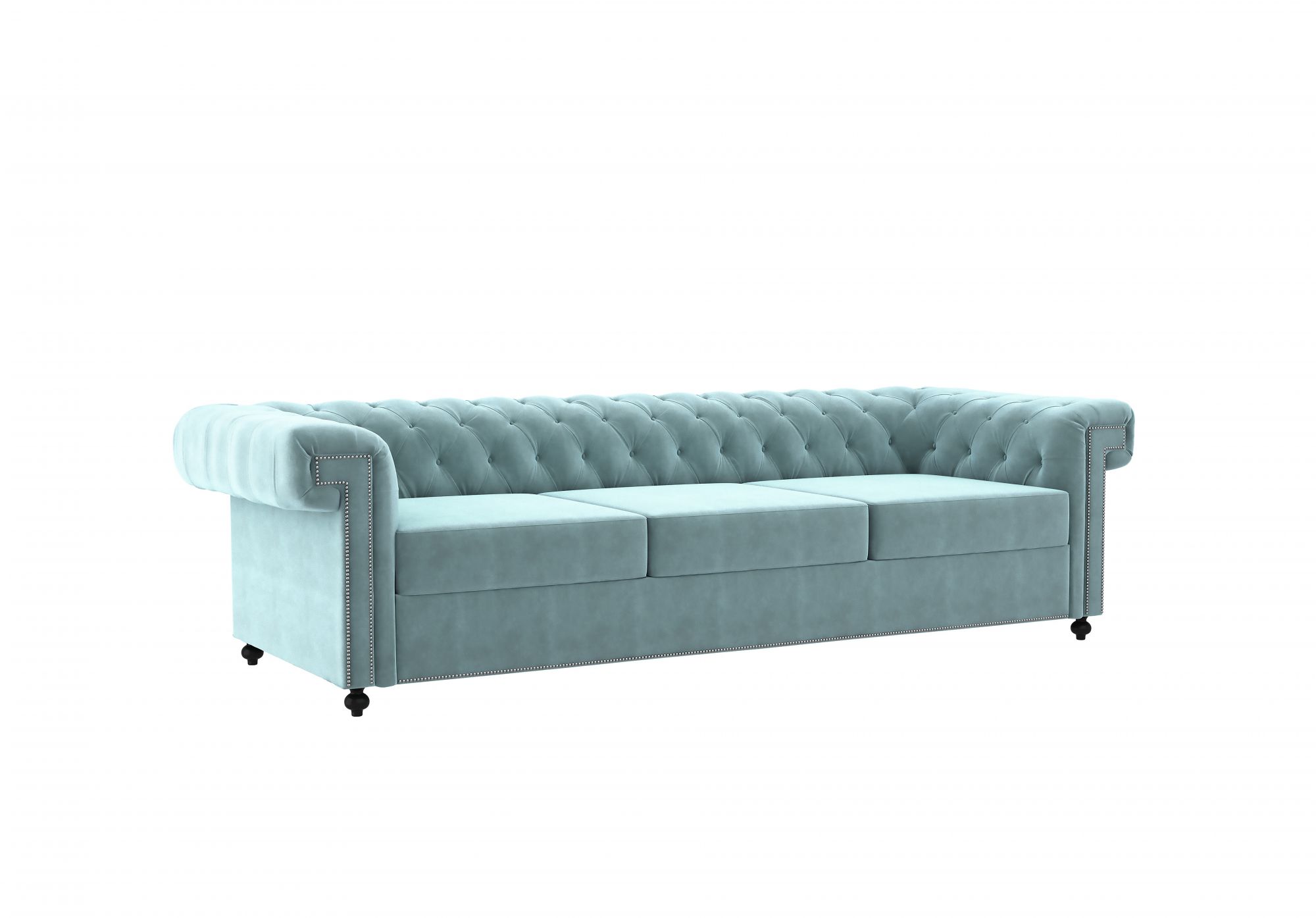 Octa Dusk Blue 3 Seater Sofa