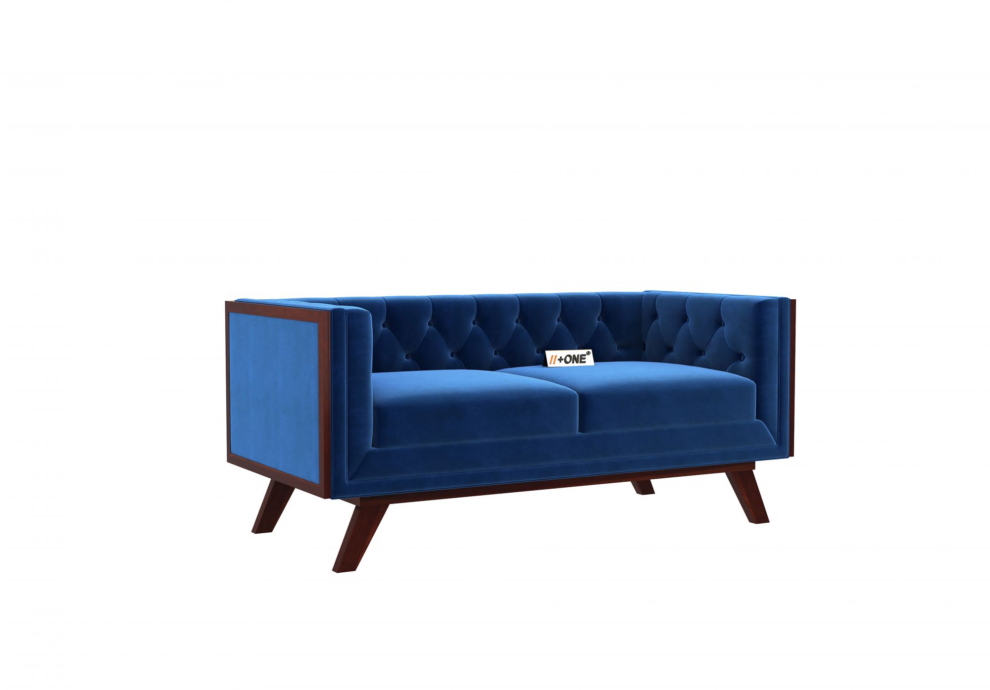 Syros Indigo Blue 2 Seater Sofa