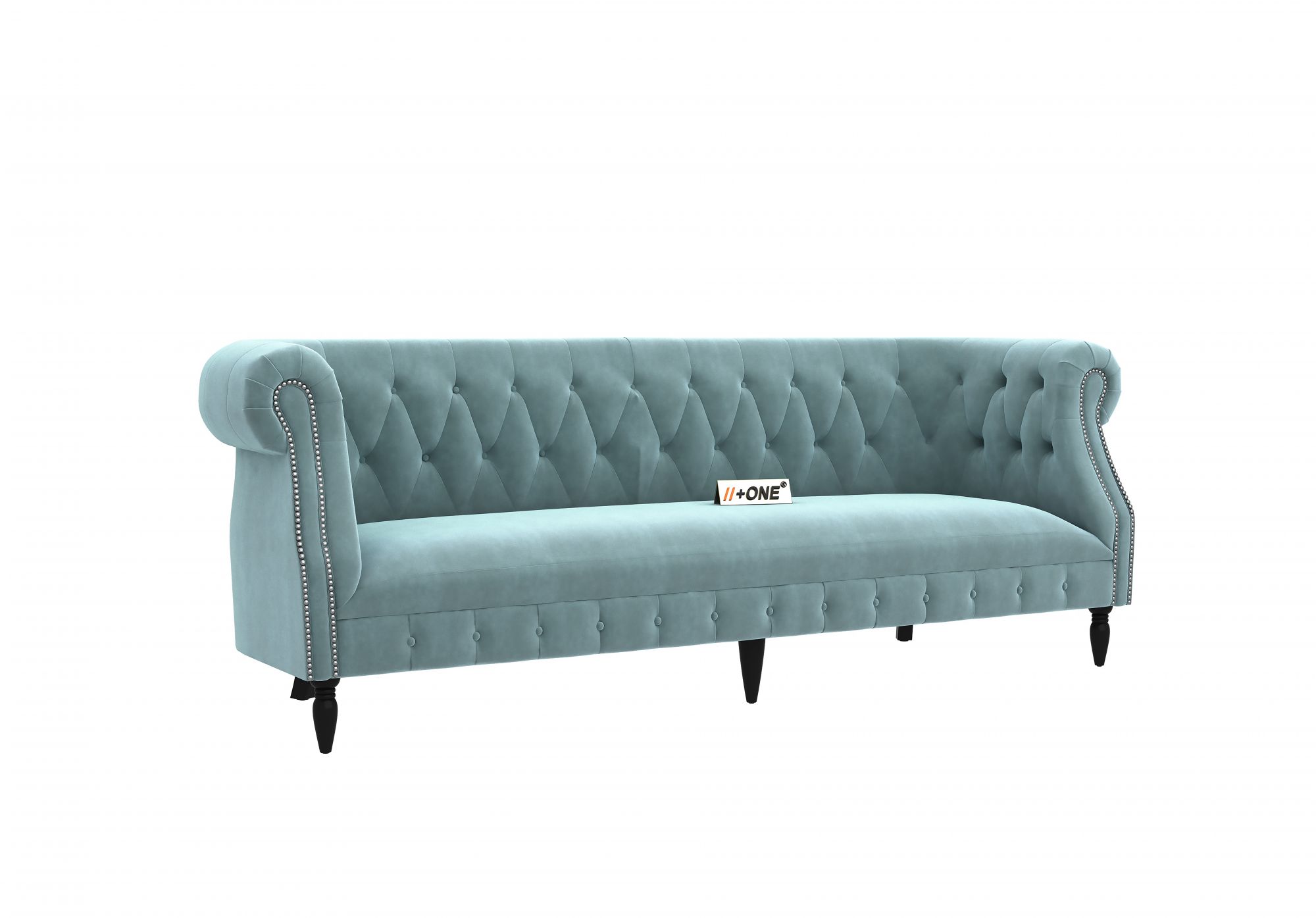 Baron Dusk Blue 3 Seater Sofa