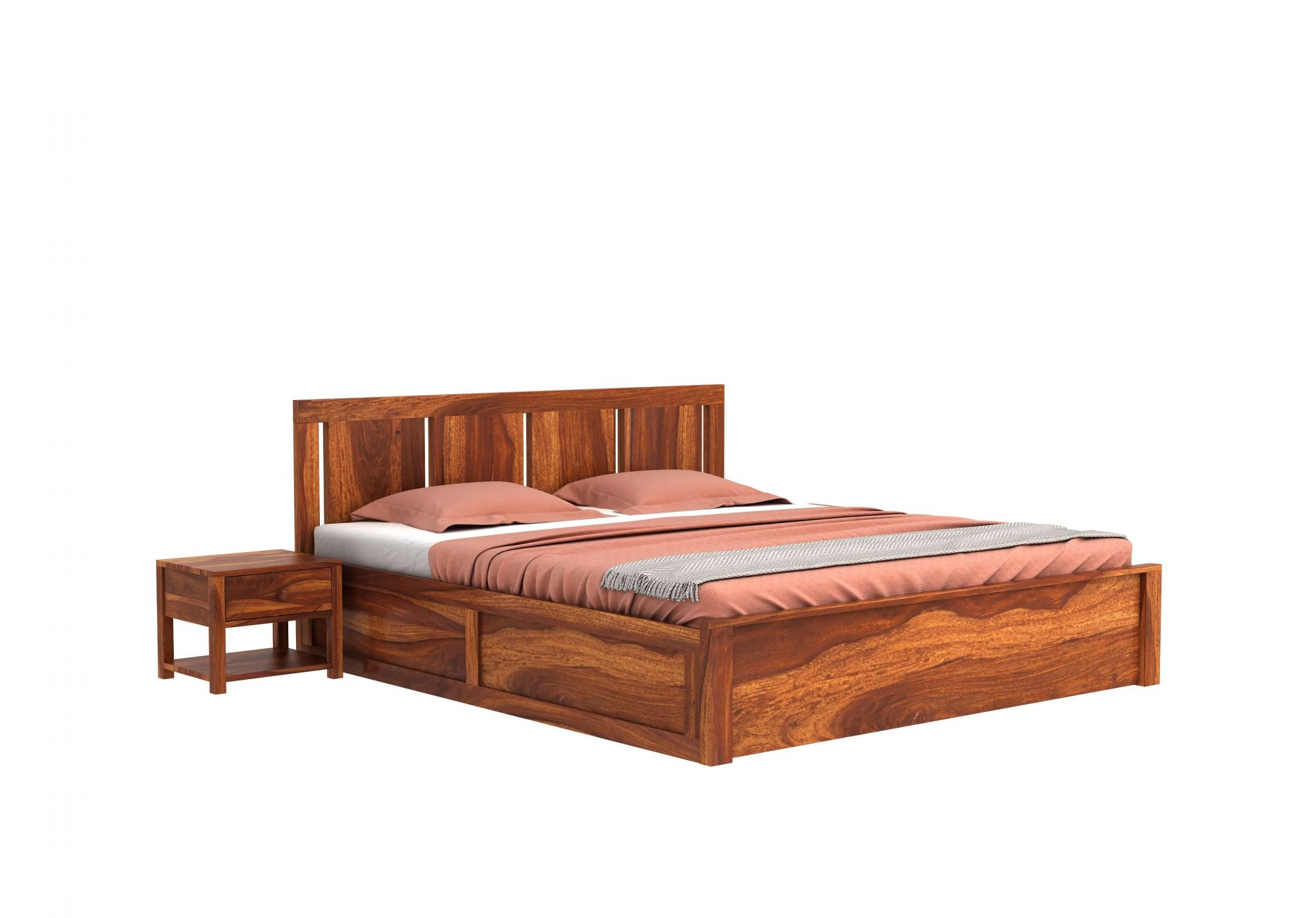 Funen Bed With Box Storage