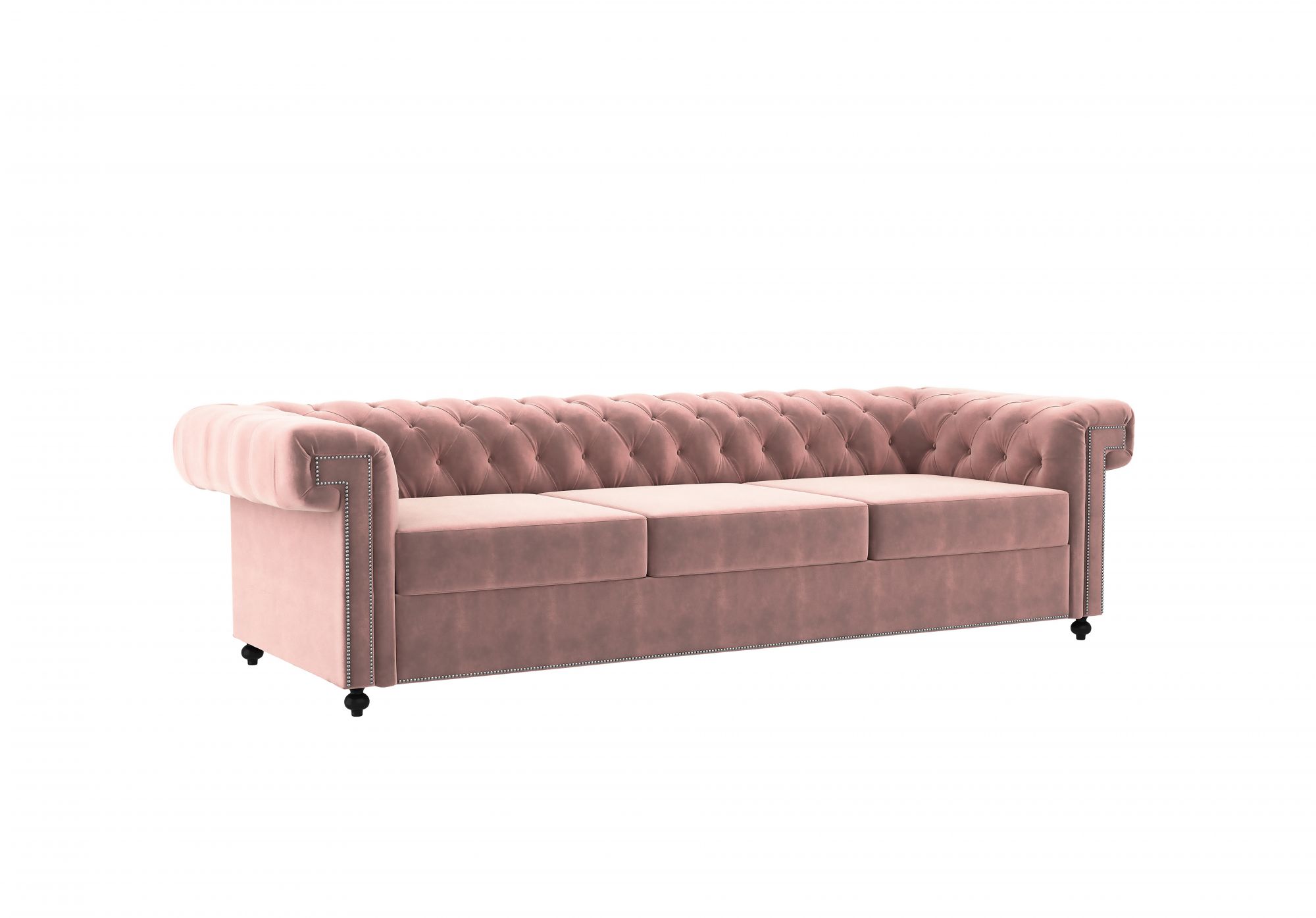Octa Rose Dust 3 Seater Sofa