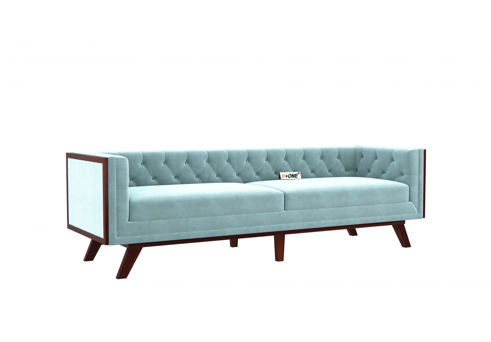 Syros Dusk Blue 4 Seater Sofa