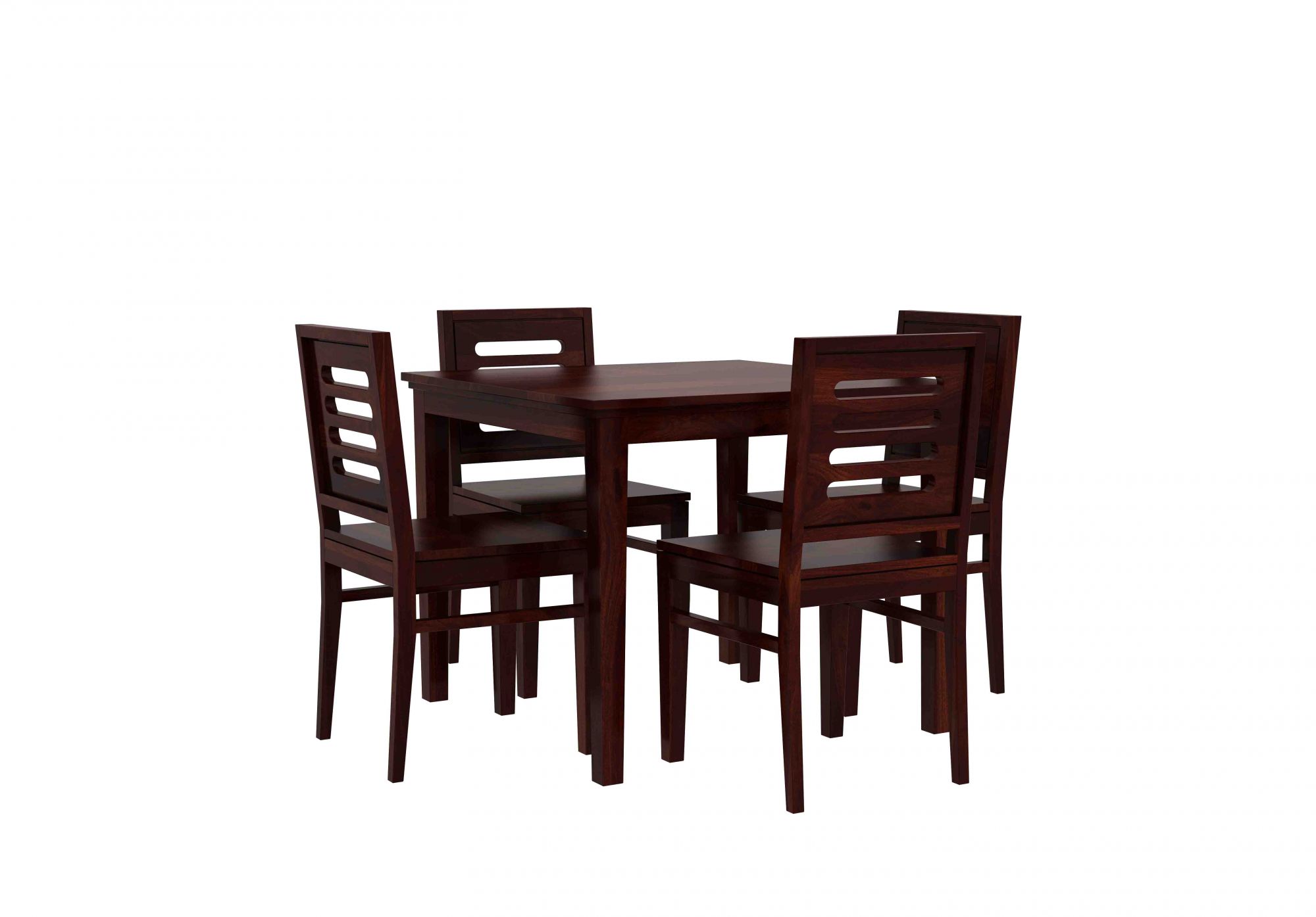 Crater Sheesham Wood Dining Table 4 Seater