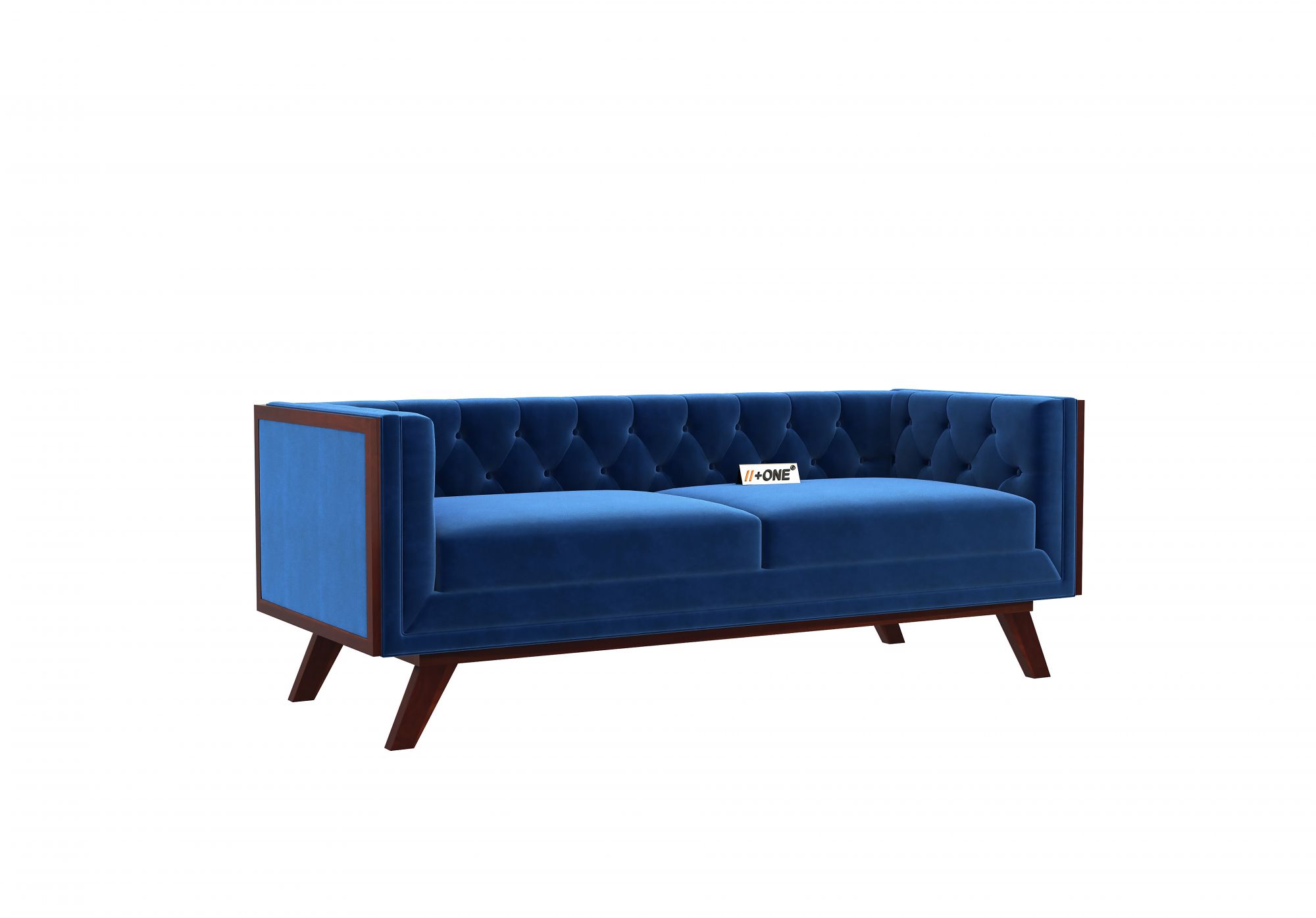 Syros Indigo Blue 3 Seater Sofa