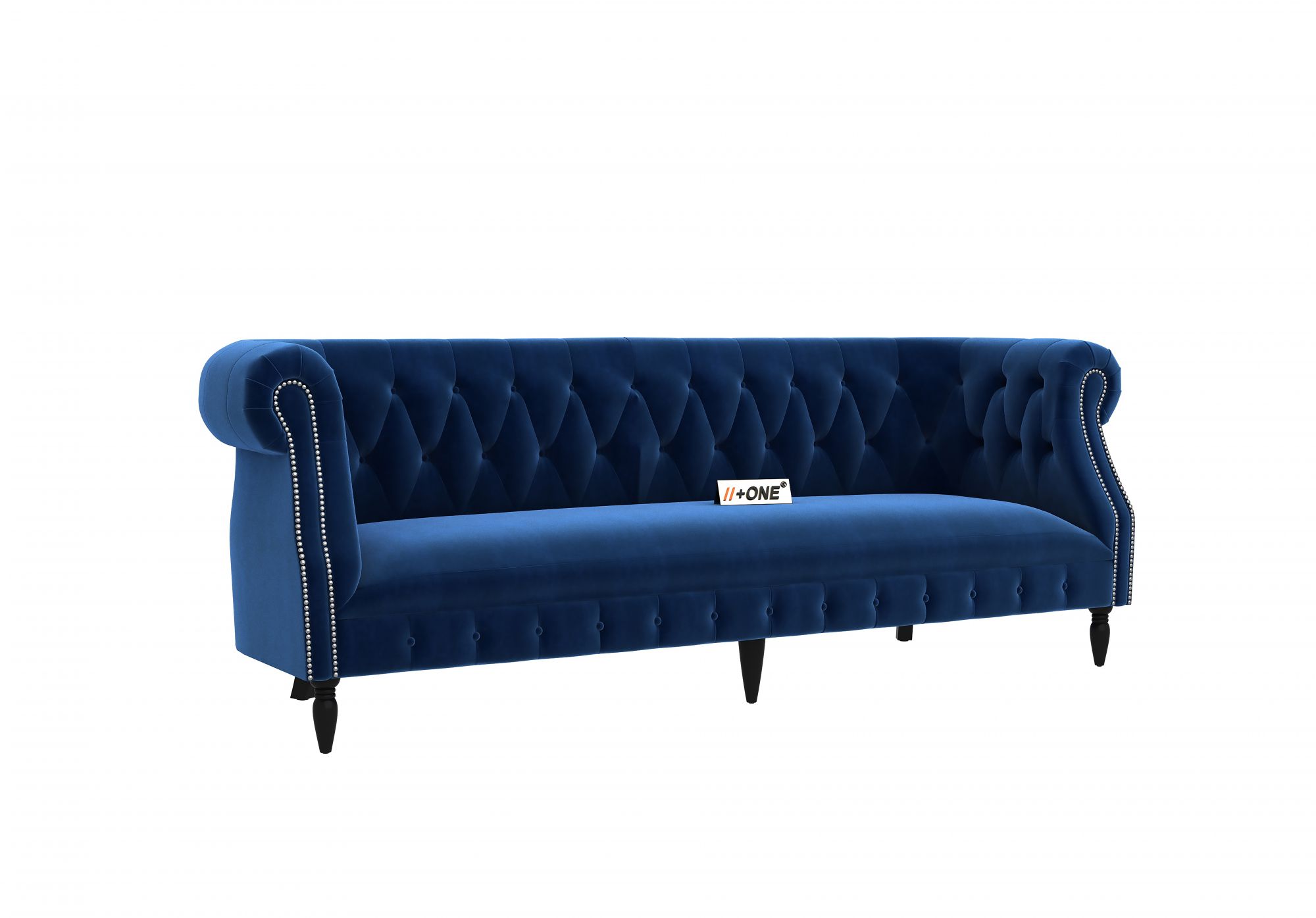 Baron Indigo Blue 3 Seater Sofa