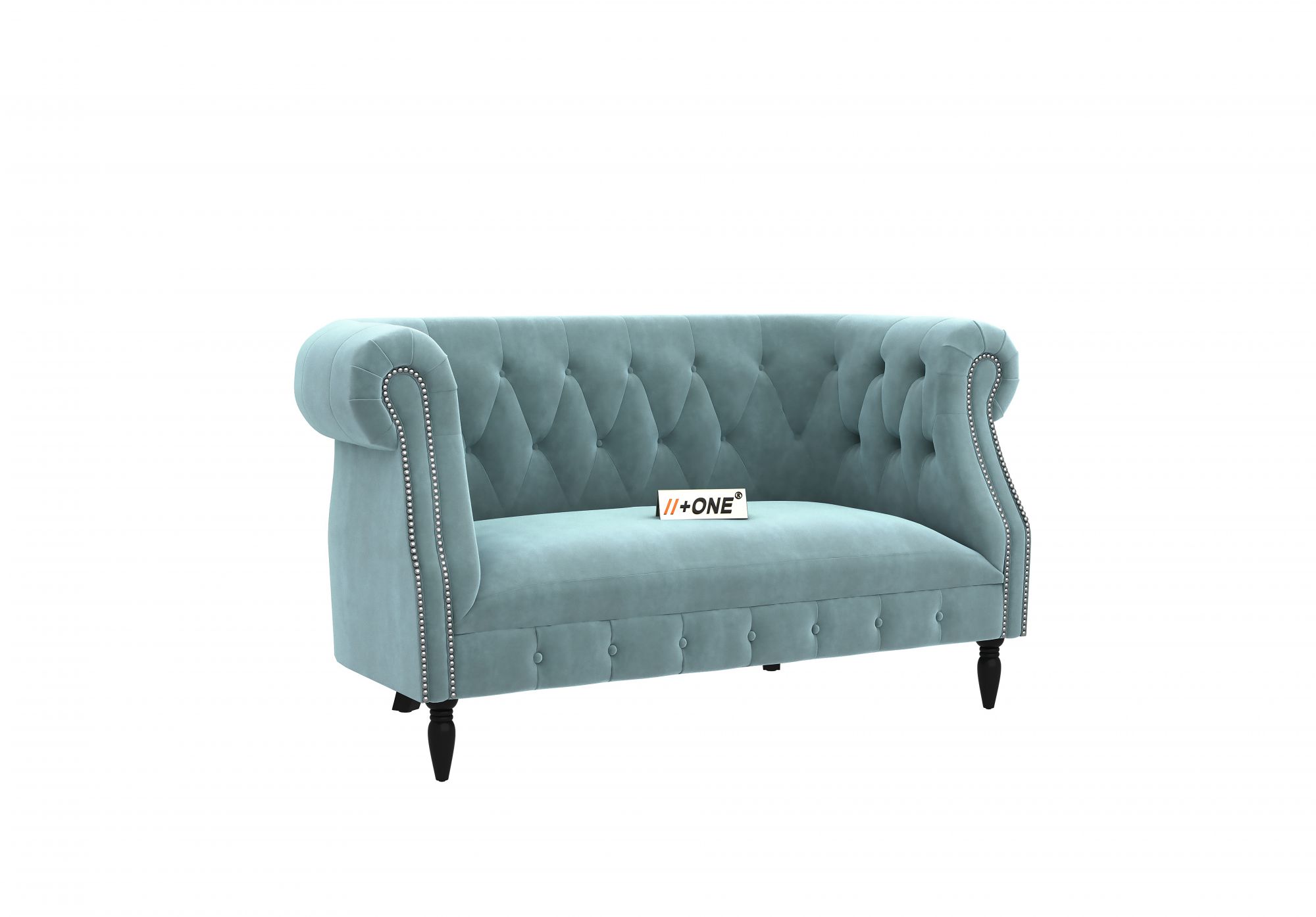 Baron Dusk Blue 2 Seater Sofa