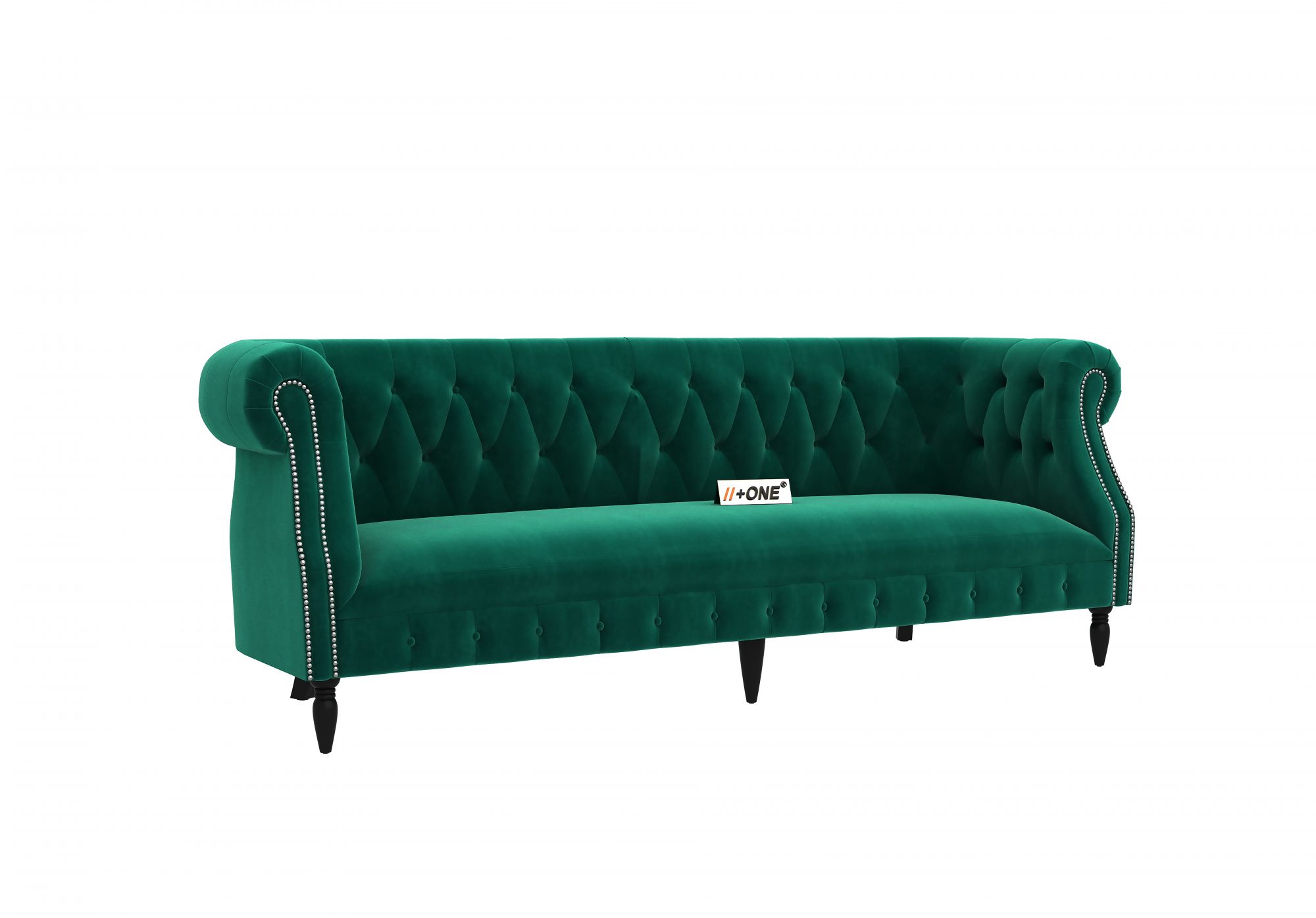 Baron Emerald Green 3 Seater Sofa