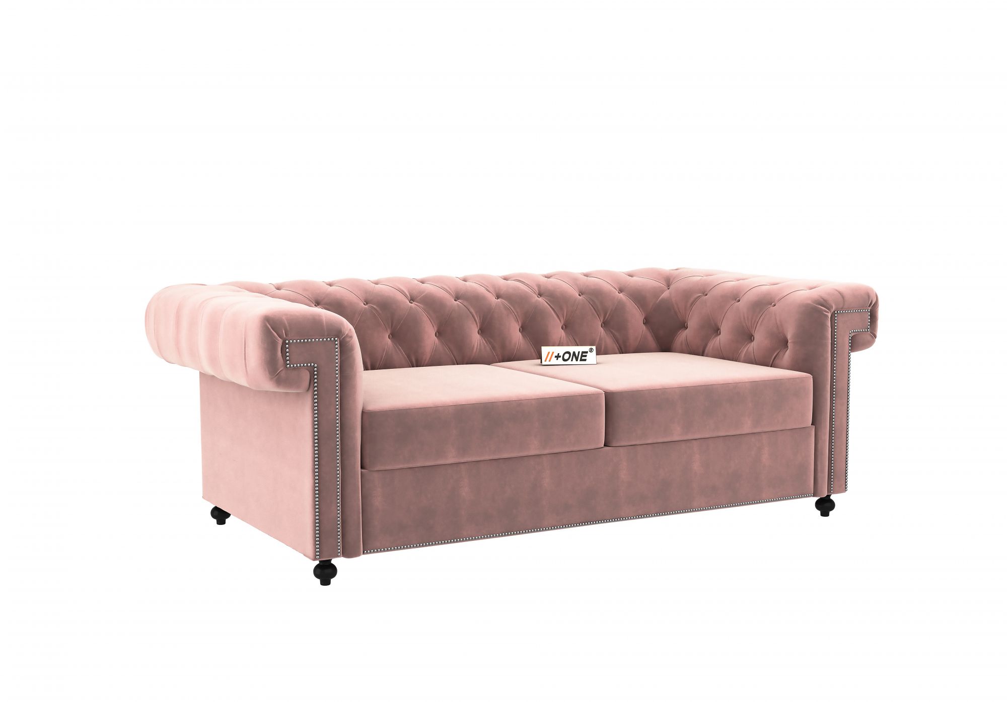 Octa Rose Dust 2 Seater Sofa