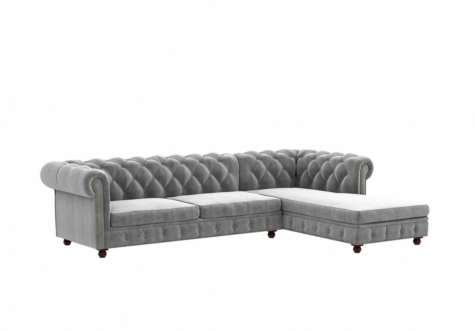 Windsor Grey L Shape Sofa Set