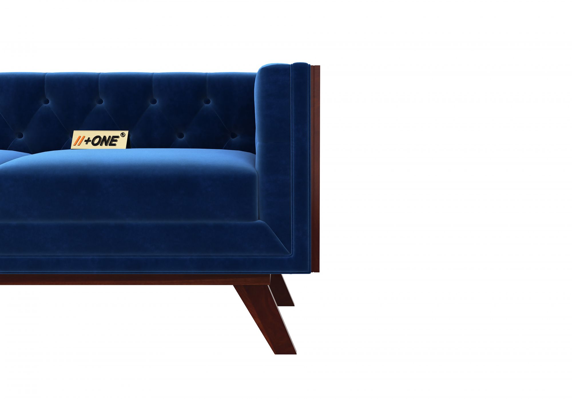 Syros Indigo Blue 2 Seater Sofa