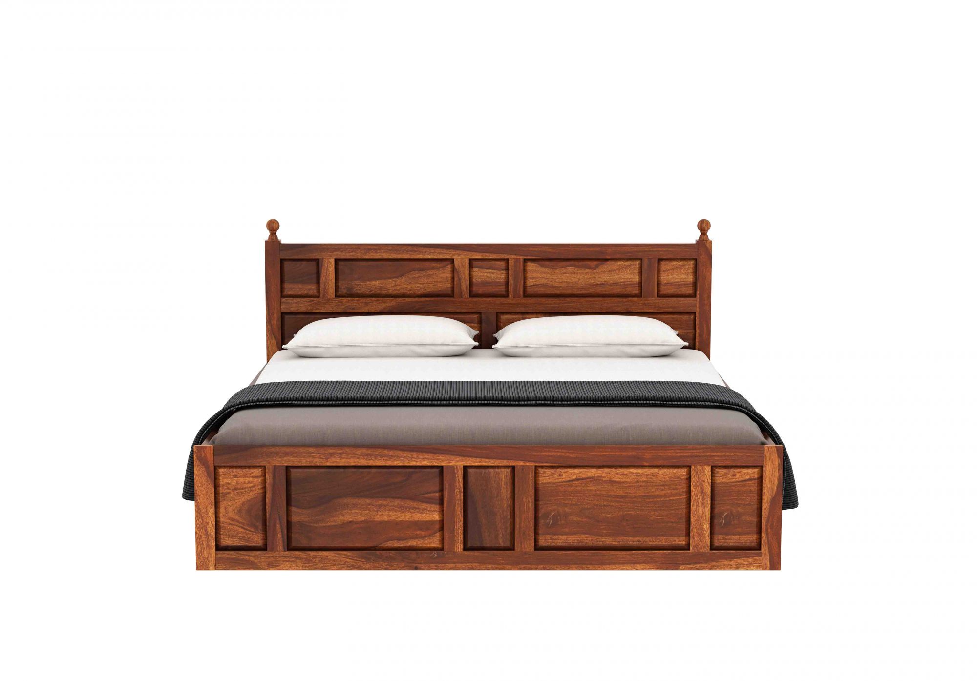 Imperial Sheesham Wood Bed With Box Storage