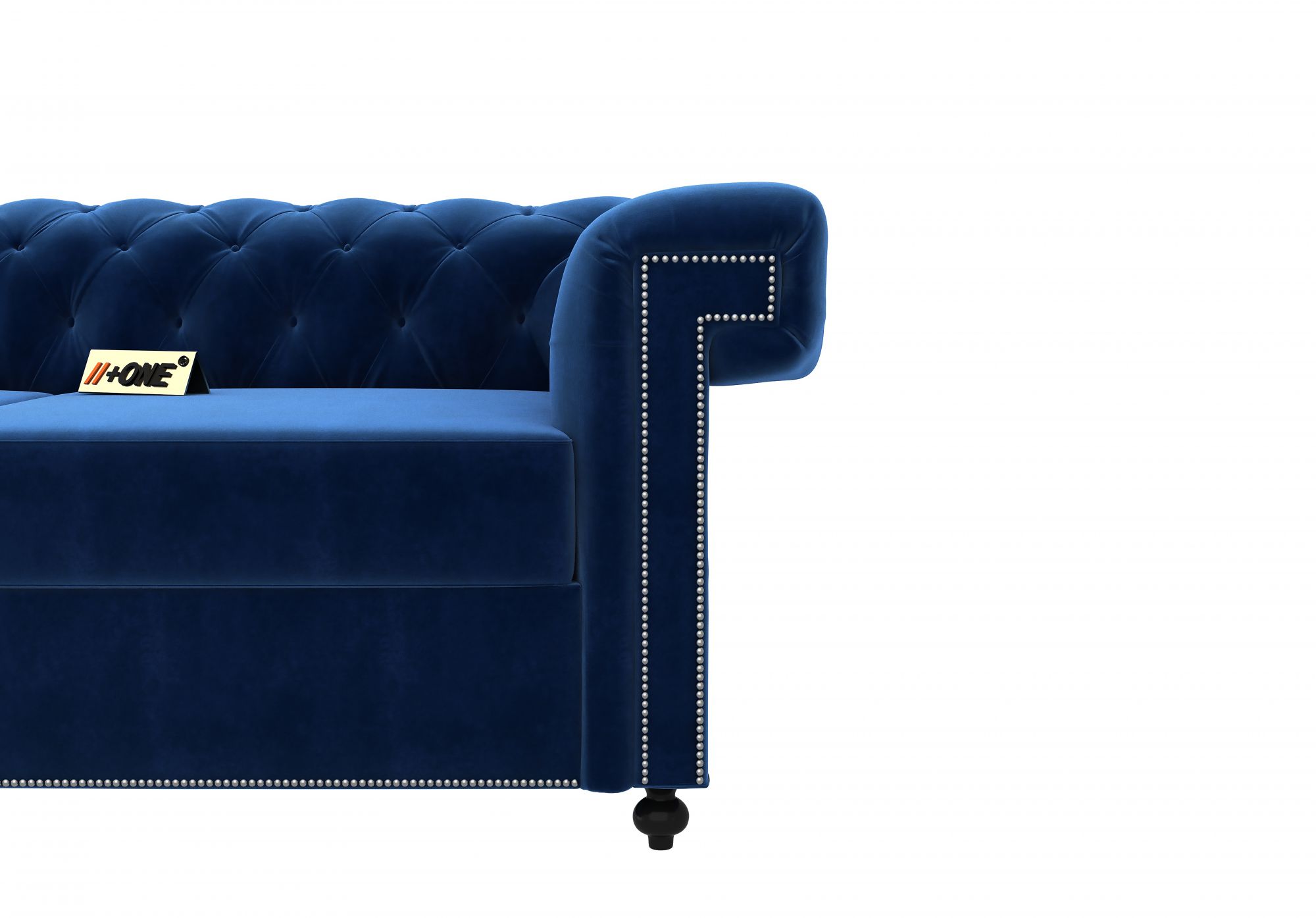 Octa Indigo Blue 2 Seater Sofa