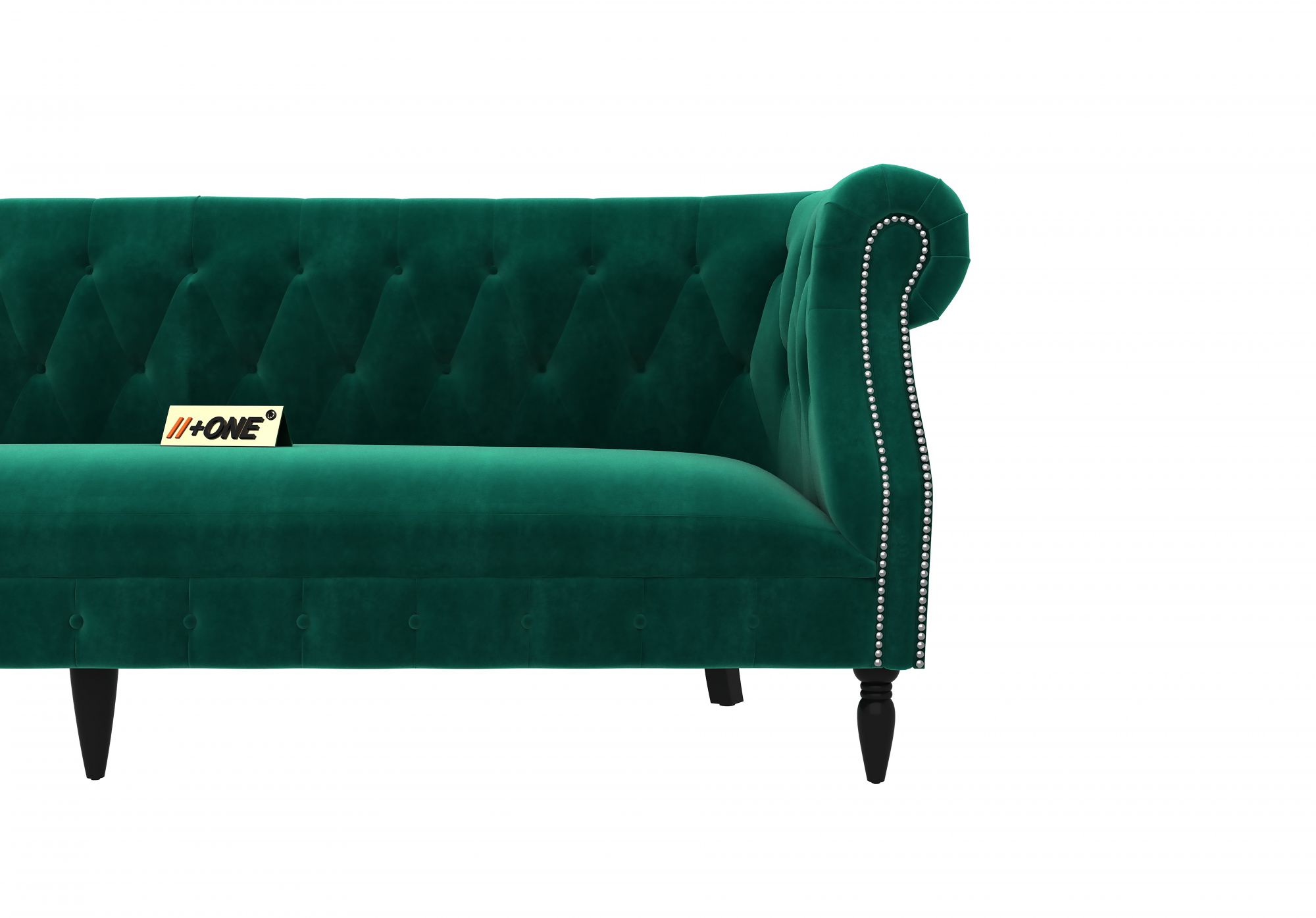Baron Emerald Green 3 Seater Sofa
