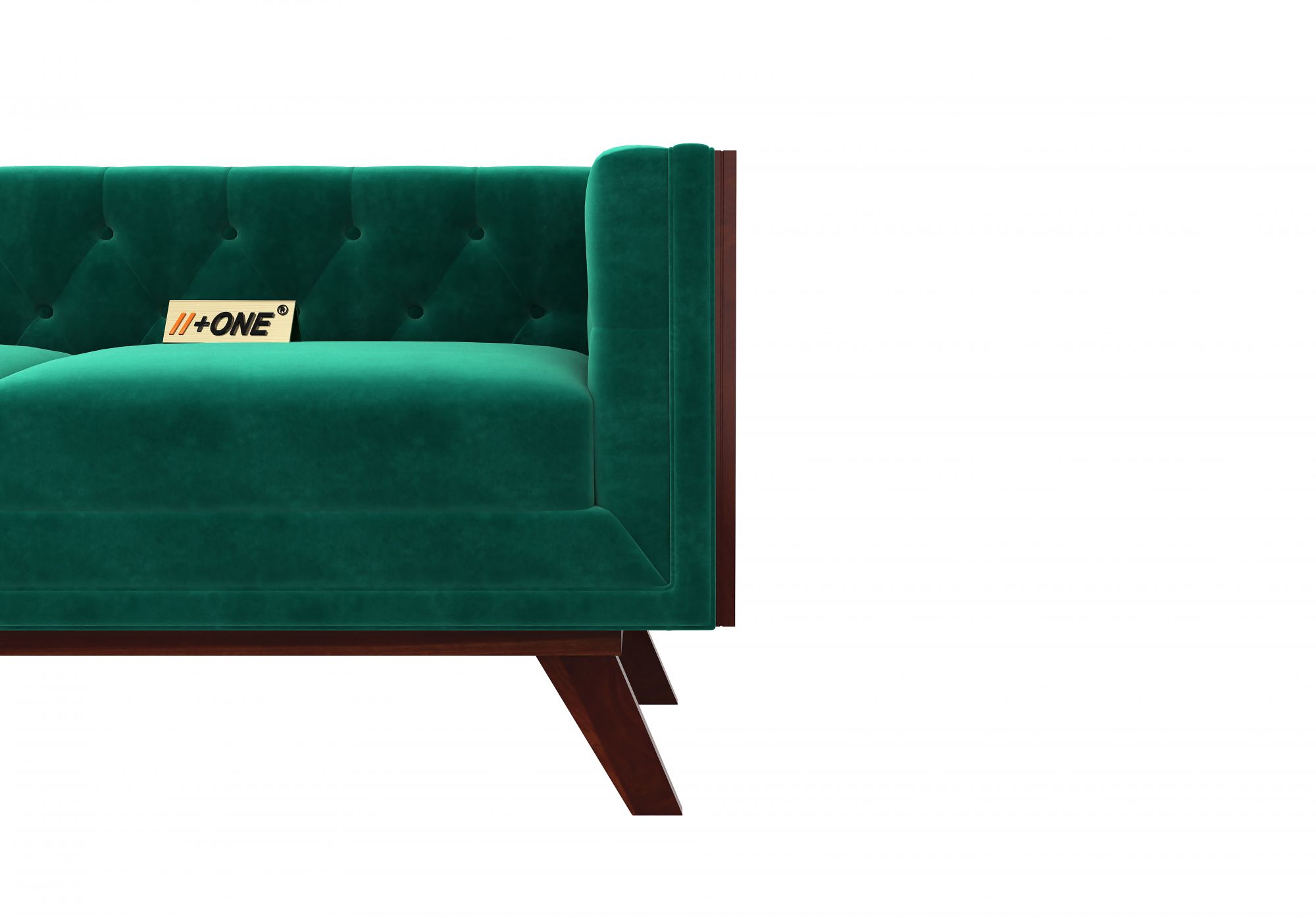 Syros Emerald Green 2 Seater Sofa