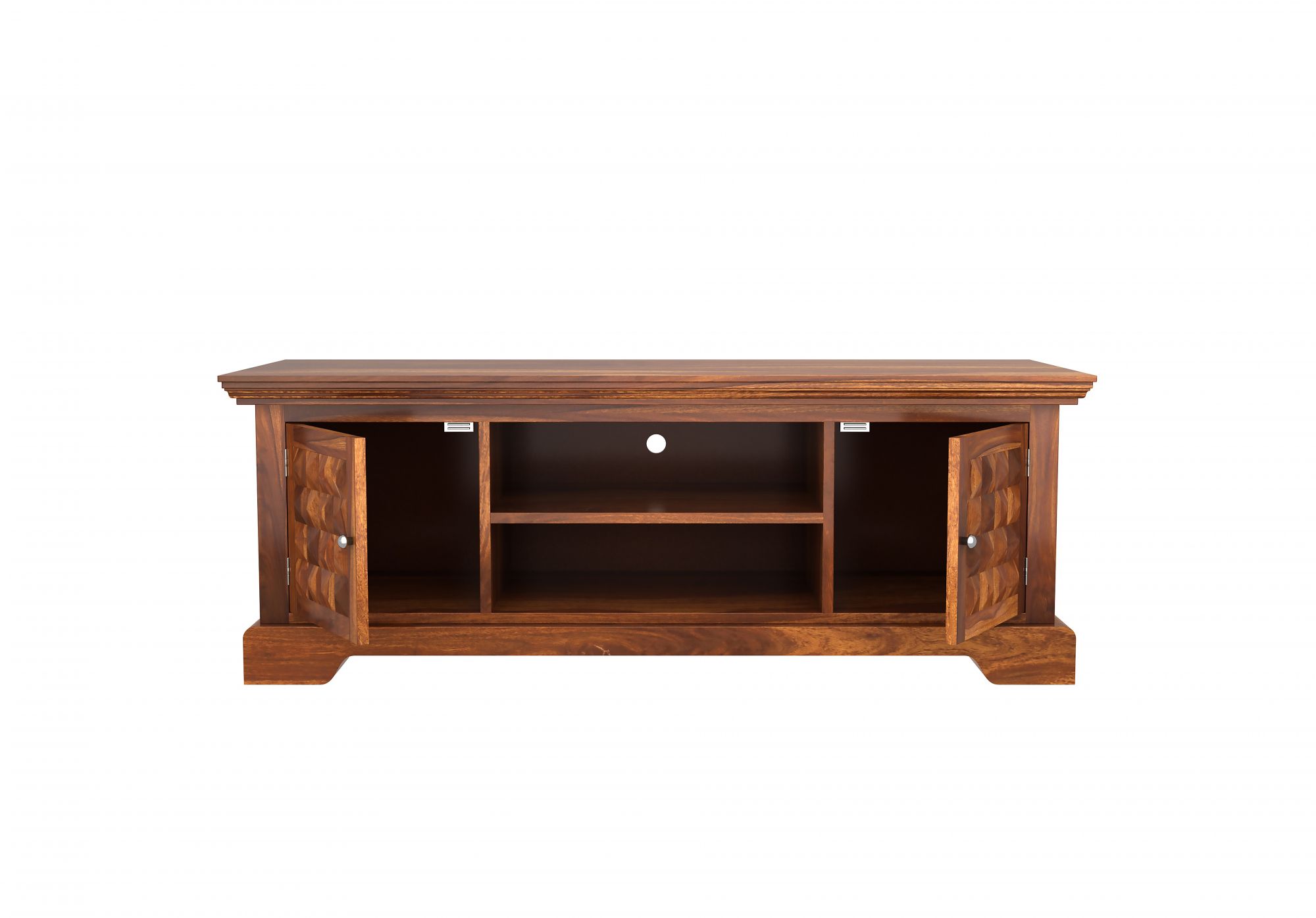 Diamond Sheesham Wood TV Unit