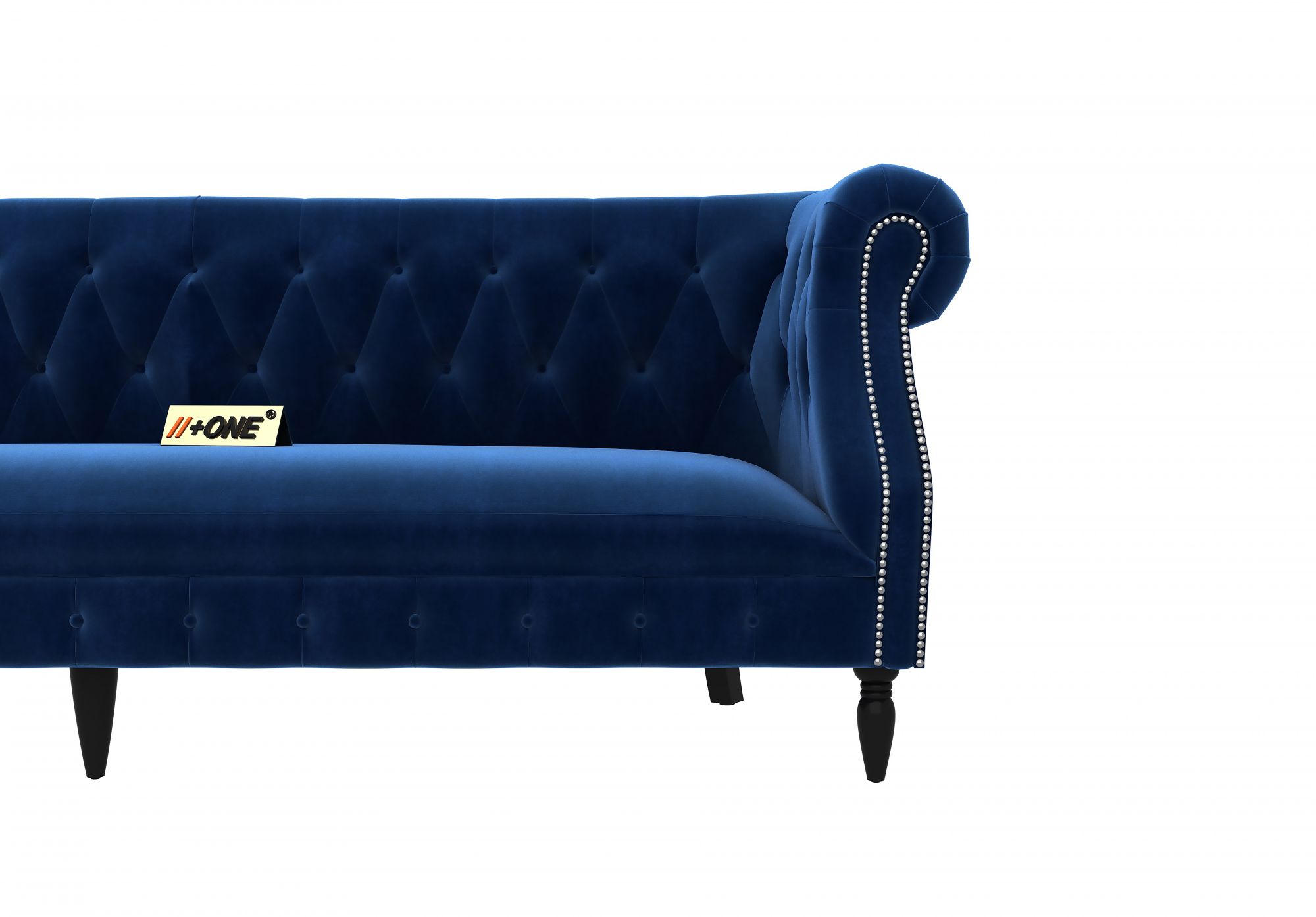 Baron Indigo Blue 3 Seater Sofa