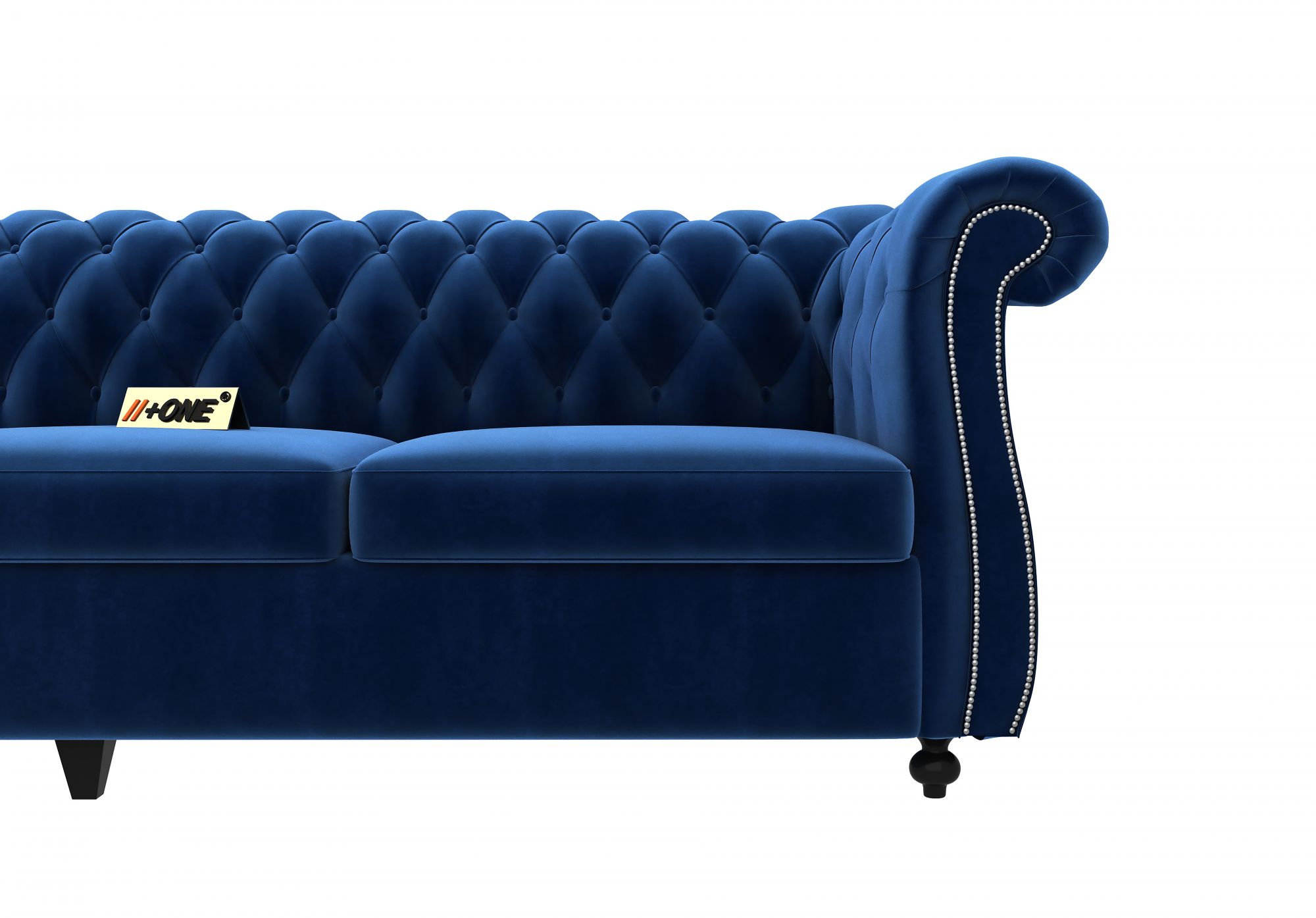 Lord Indigo Blue 3 Seater Sofa